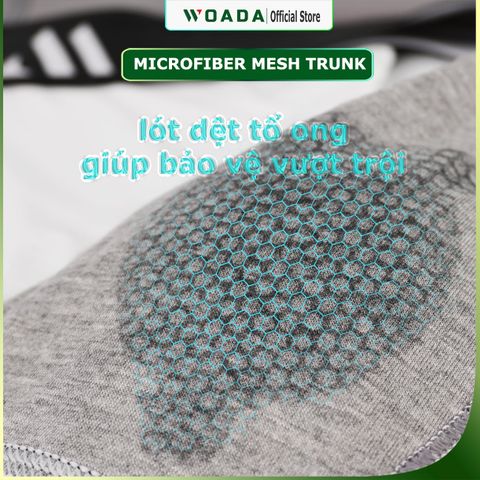  [COMBO 3] Quần Lót Nam Chất Liệu Microfiber Mesh Mát Lạnh Cao Cấp Thương Hiệu WOADA LK162 