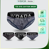  Quần Lót Nam Brief Chất Liệu Cotton Nhuộm Tie-Dye Thời Thượng Thương Hiệu WOADA LK168 