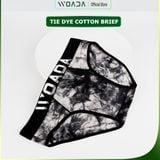  Quần Lót Nam Brief Chất Liệu Cotton Nhuộm Tie-Dye Thời Thượng Thương Hiệu WOADA LK168 