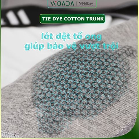  [COMBO 3] Quần Lót Nam Trunk Chất Liệu Cotton Nhuộm Tie-Dye Thời Thượng Thương Hiệu WOADA LK169 