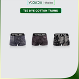  [COMBO 3] Quần Lót Nam Trunk Chất Liệu Cotton Nhuộm Tie-Dye Thời Thượng Thương Hiệu WOADA LK169 
