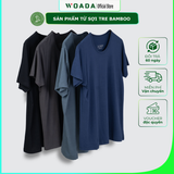  [COMBO 2] Áo Thun Nam Tay Ngắn Chất Liệu Bamboo Cao Cấp Mát Lạnh Thương Hiệu WOADA LKA15 