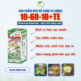  Sản phẩm NPK bổ sung vi lượng 10-60-10+TE 
