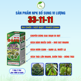  Sản phẩm NPK bổ sung vi lượng 33-11-11+TE 