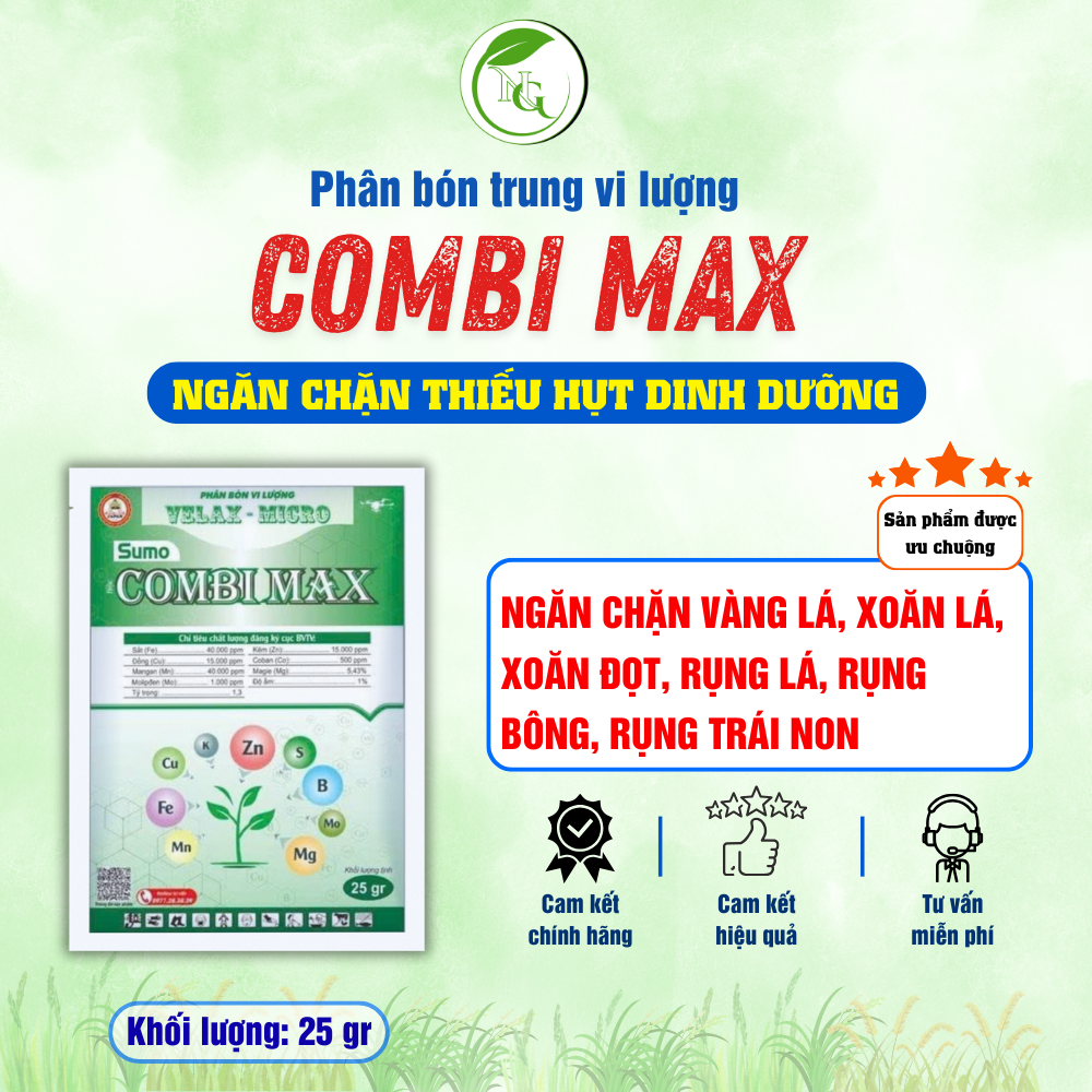  Phân bón trung vi lượng COMBI MAX 