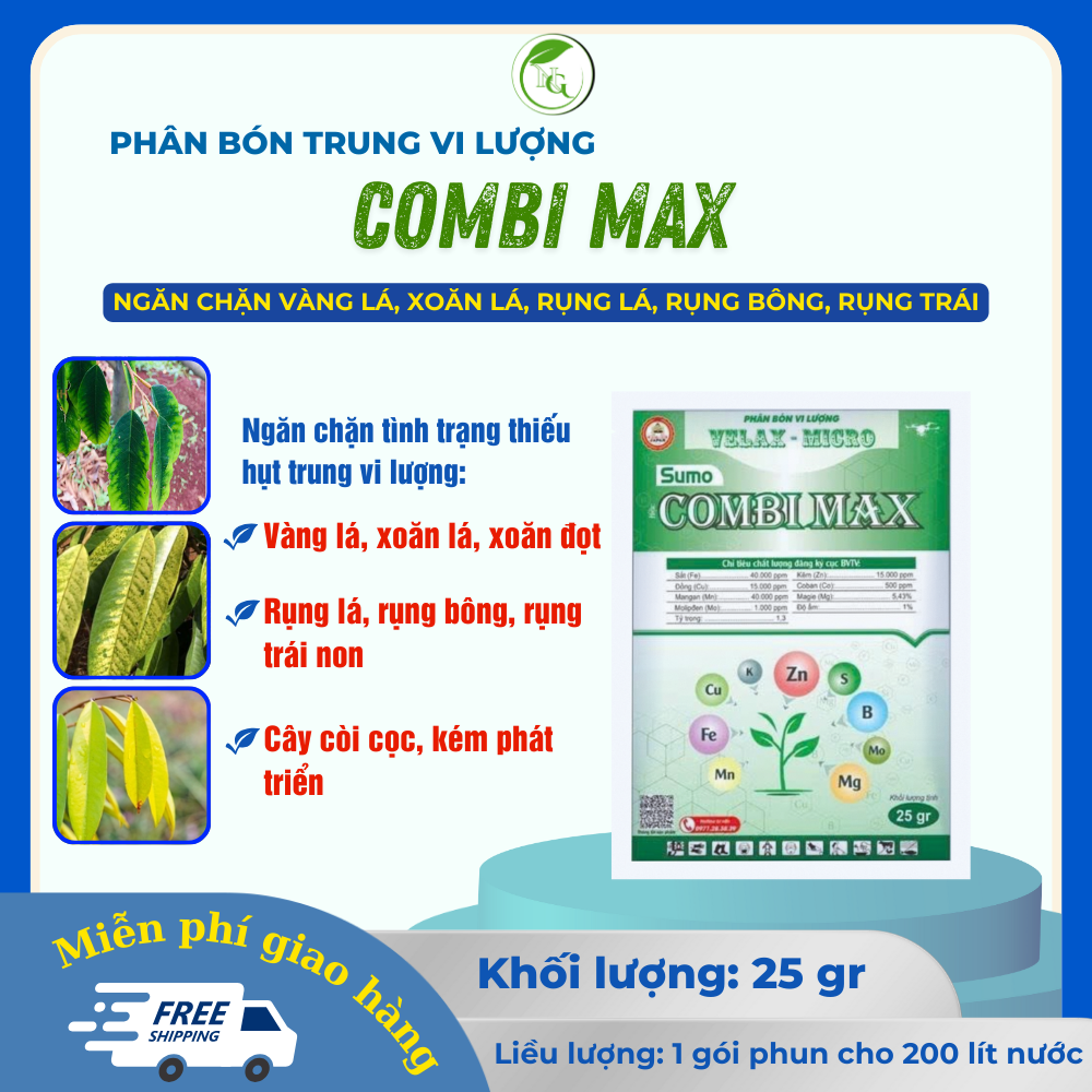  Phân bón trung vi lượng COMBI MAX 