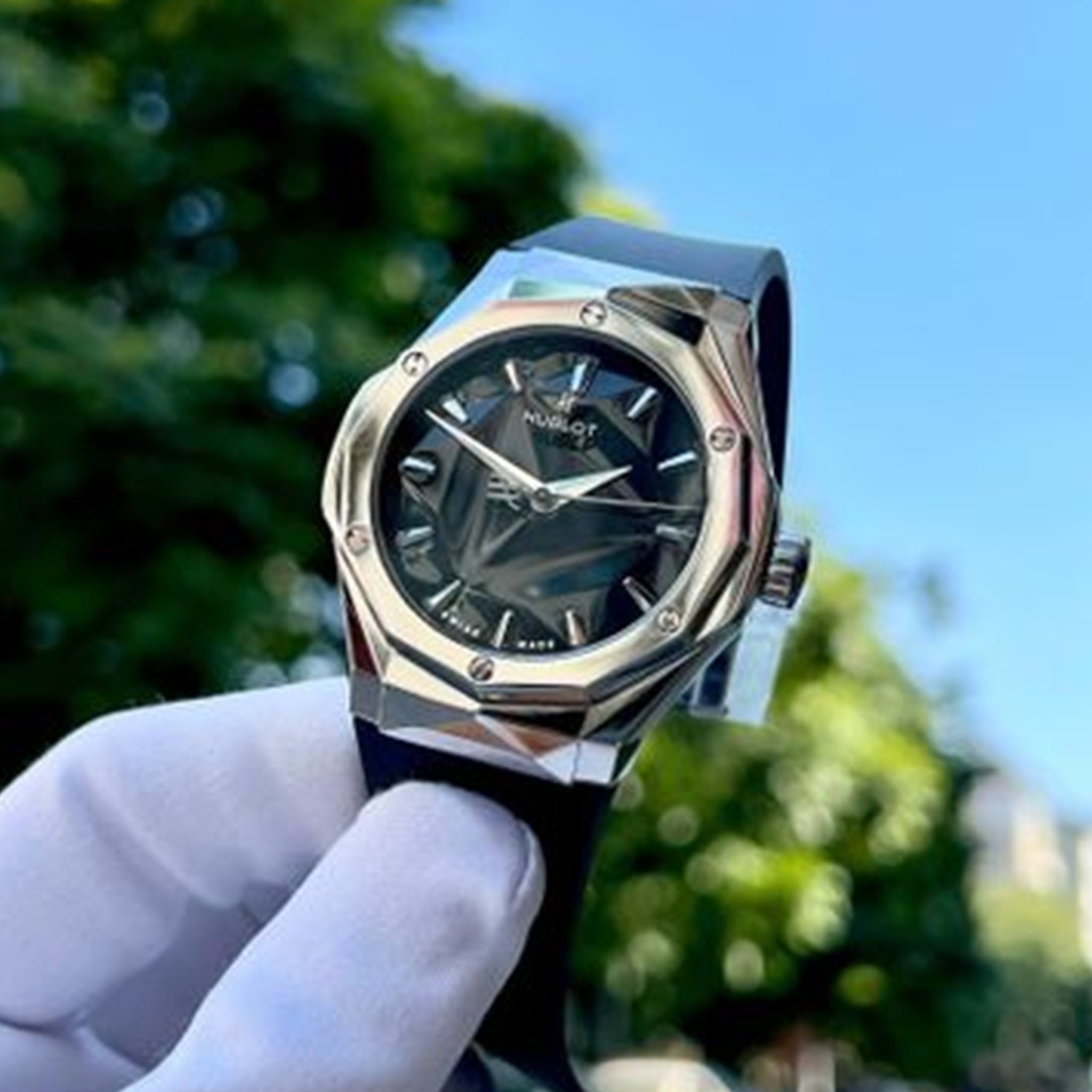 Đồng Hồ Hublot Classic Fusion Orlinski 40mm Rep 1:1 Chế Tác Chuẩn Hãng - 550.NS.1800.RX.ORL19