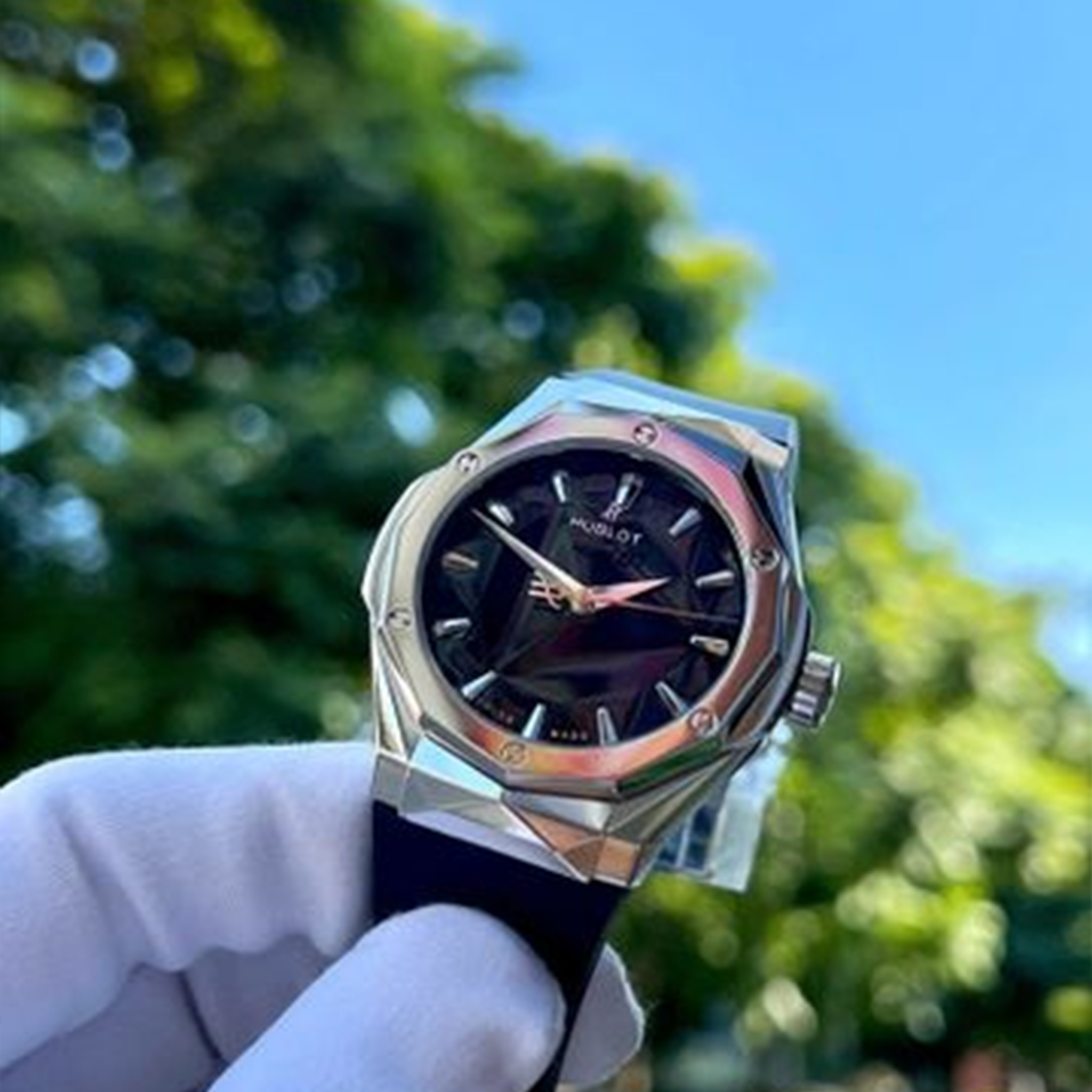 Đồng Hồ Hublot Classic Fusion Orlinski 40mm Rep 1:1 Chế Tác Chuẩn Hãng - 550.NS.1800.RX.ORL19