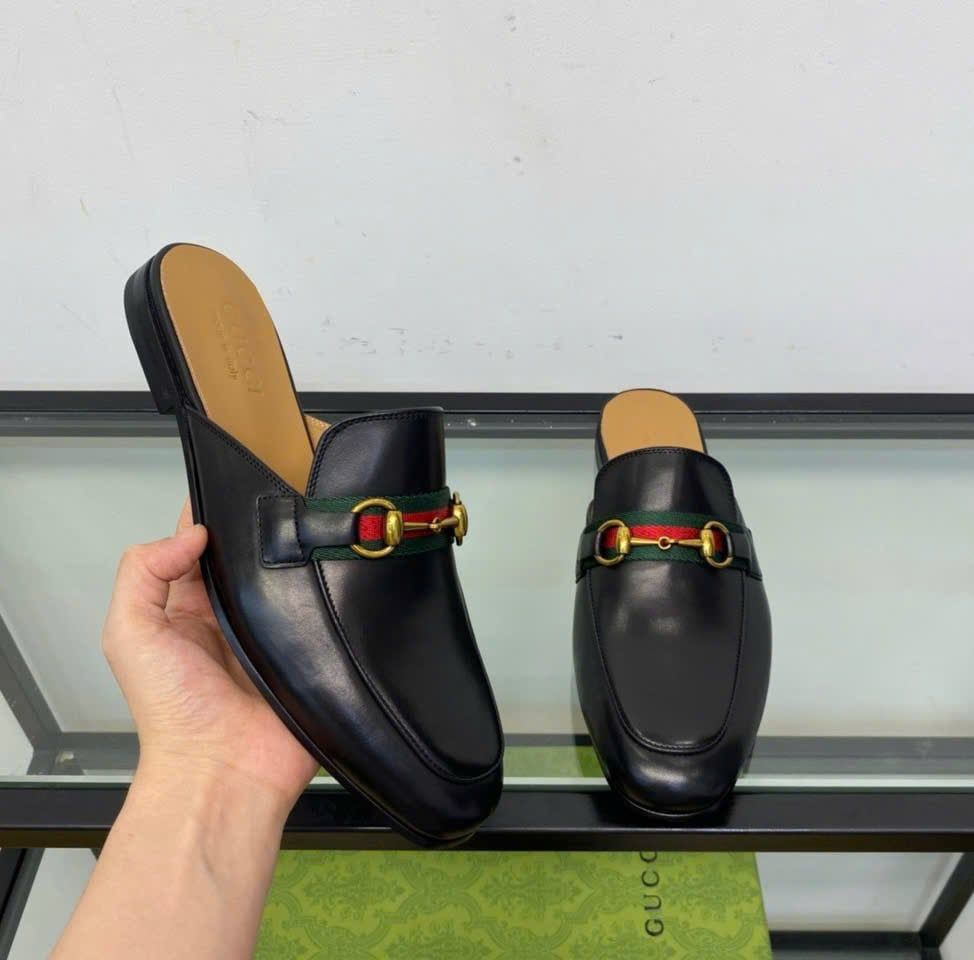 Slippers, Sục da Gucci Princetown
