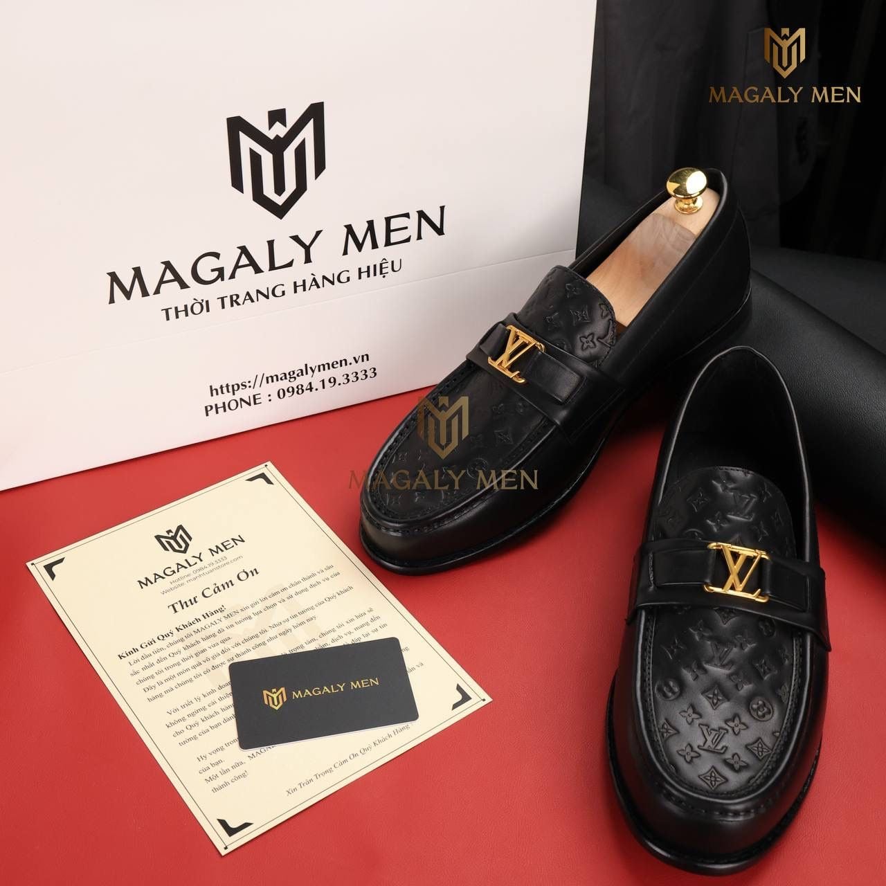 LF79 Giày Tây, Giày Công Sở Louis Vuitton