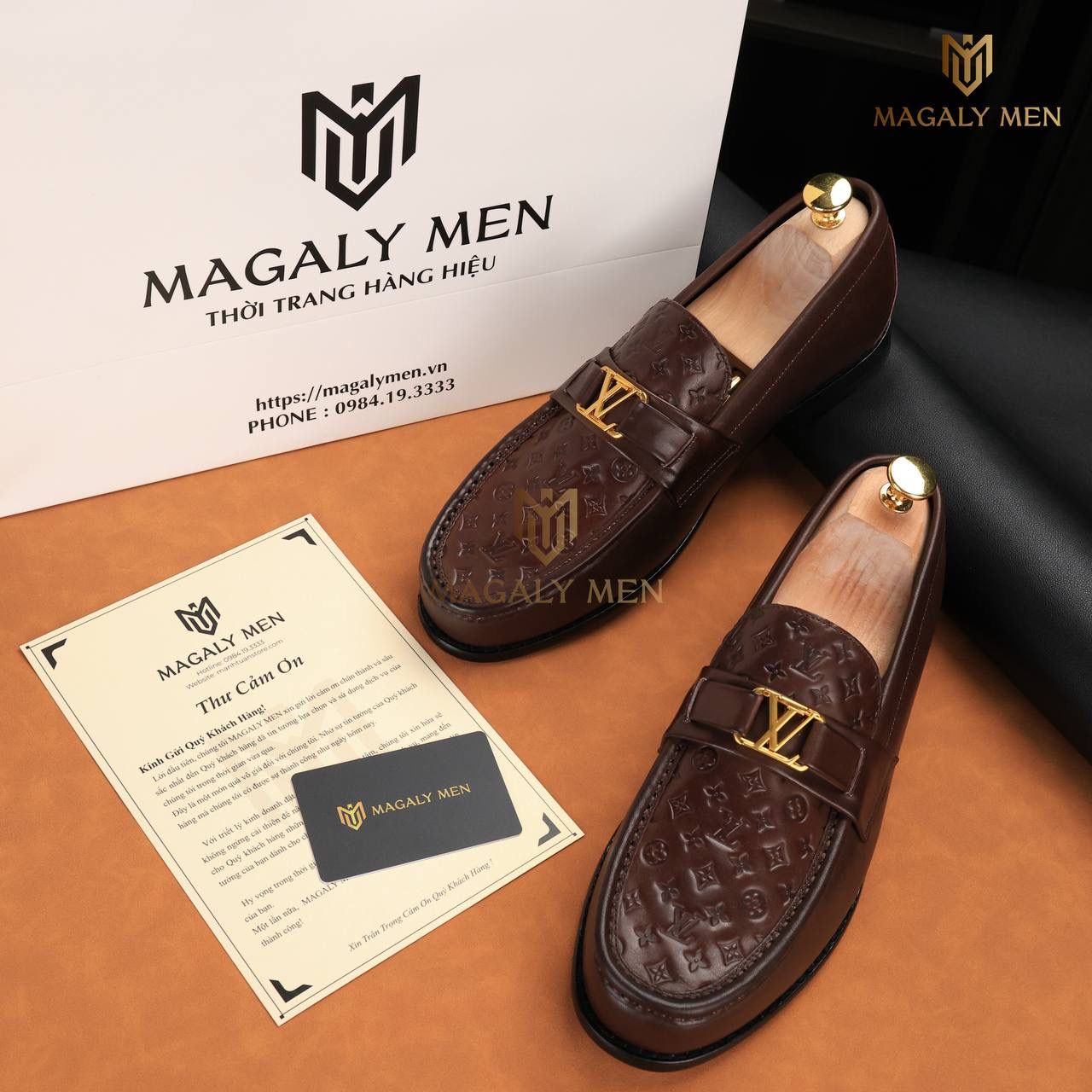 LF80 Giày Tây, Giày Công Sở Louis Vuitton