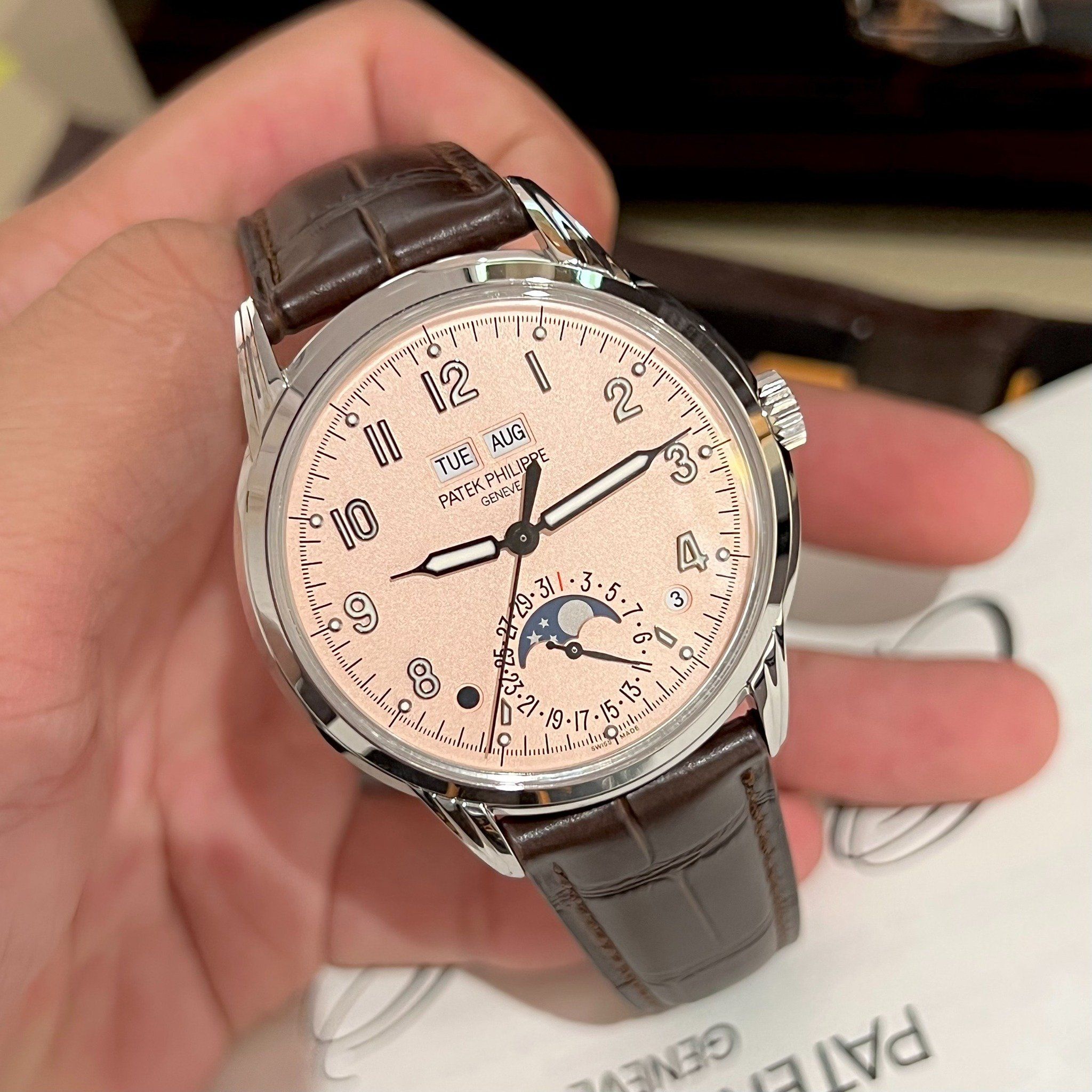 Patek Philippe Grand Complications 5320G-011 Perpetual Calendar Salmon