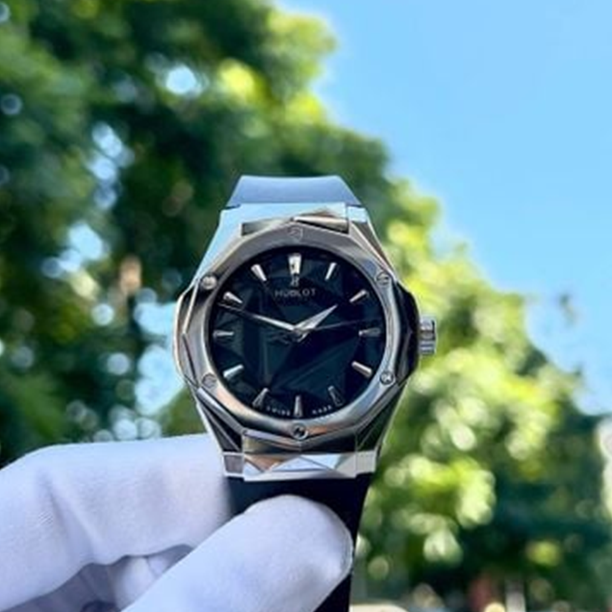 Đồng Hồ Hublot Classic Fusion Orlinski 40mm Rep 1:1 Chế Tác Chuẩn Hãng - 550.NS.1800.RX.ORL19