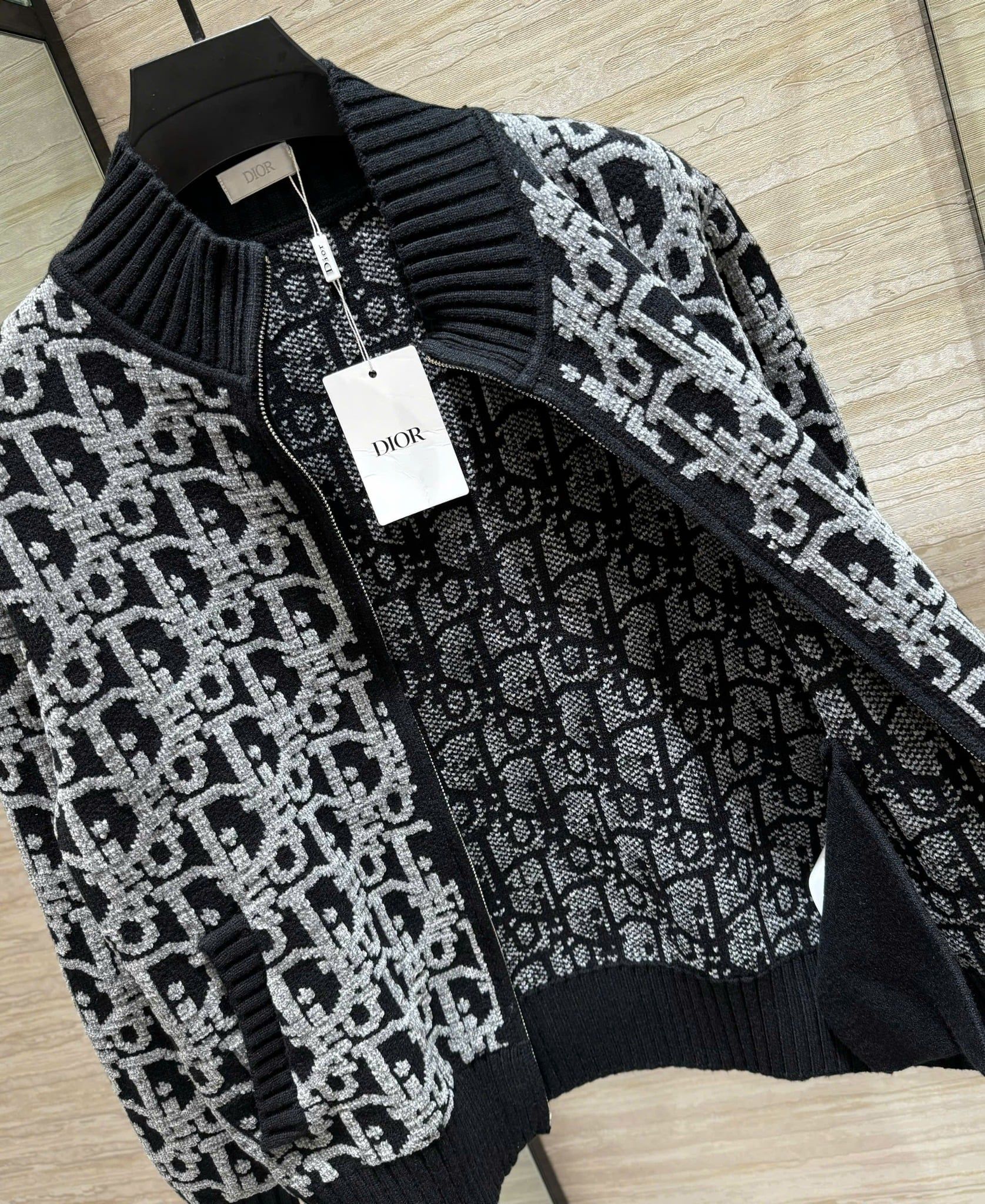 Áo khoác cardigan Dior Oblique