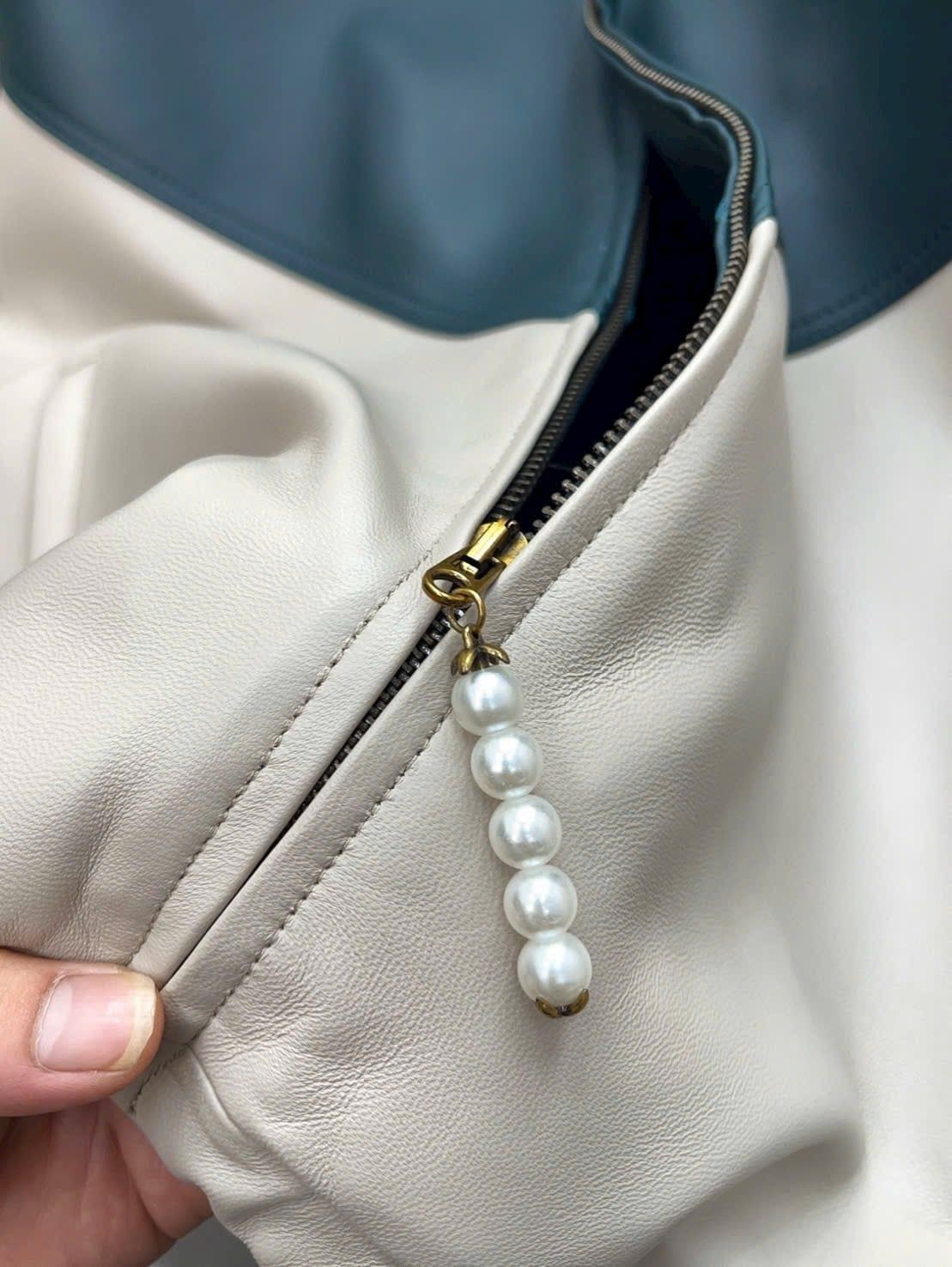 Áo khoác thể thao Louis Vuitton Graphic Leather Mix