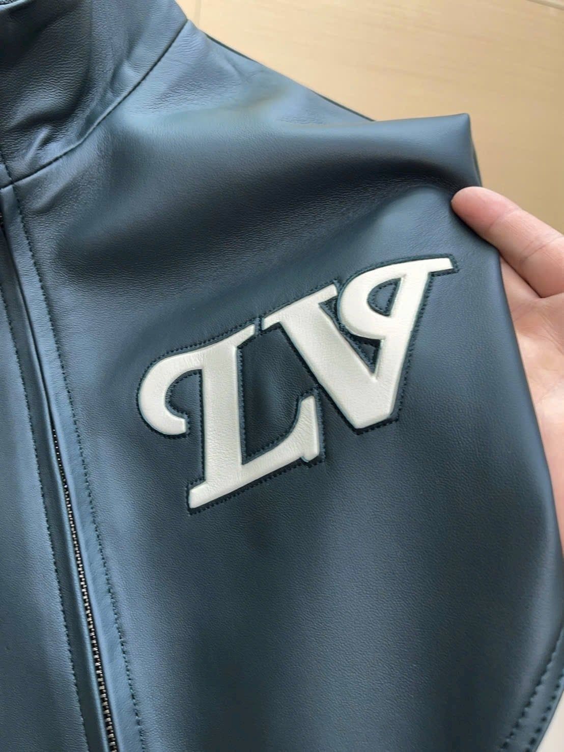 Áo khoác thể thao Louis Vuitton Graphic Leather Mix