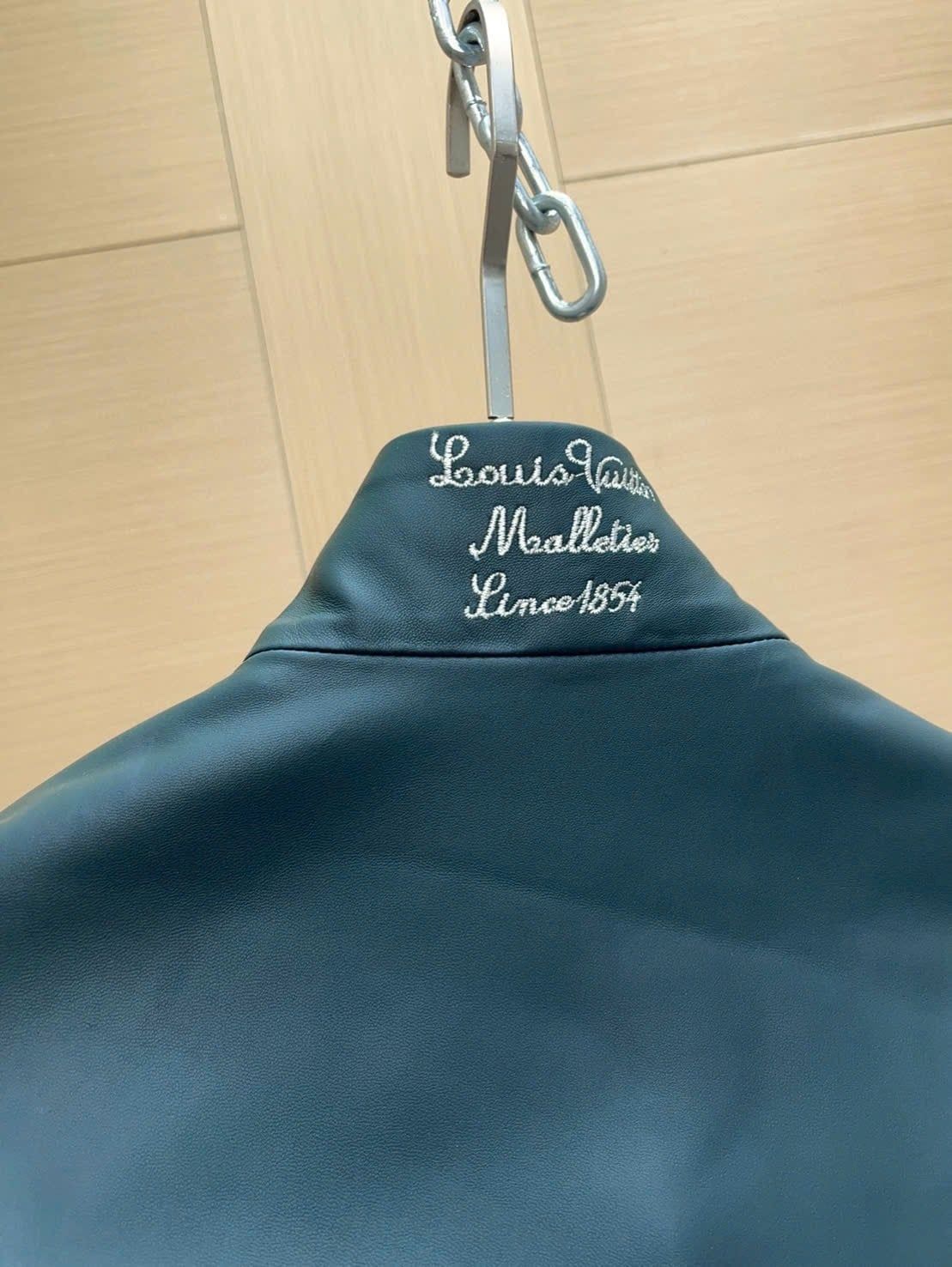 Áo khoác thể thao Louis Vuitton Graphic Leather Mix