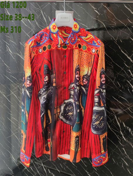 Áo Sơ Mi Lụa Cao Cấp Dries Van Noten