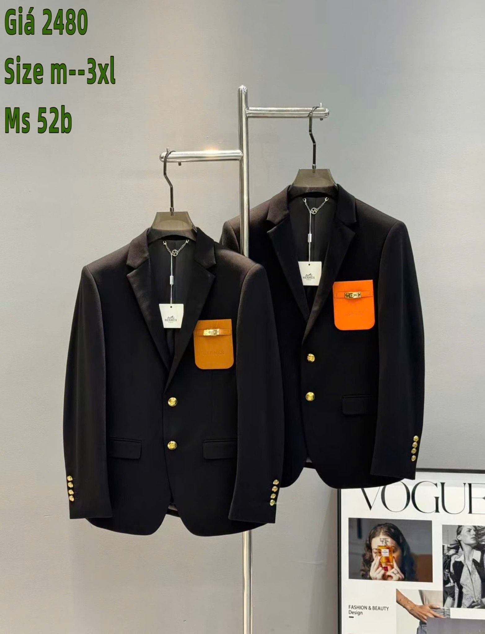 Áo Vest Nam Cao Cấp Hermes