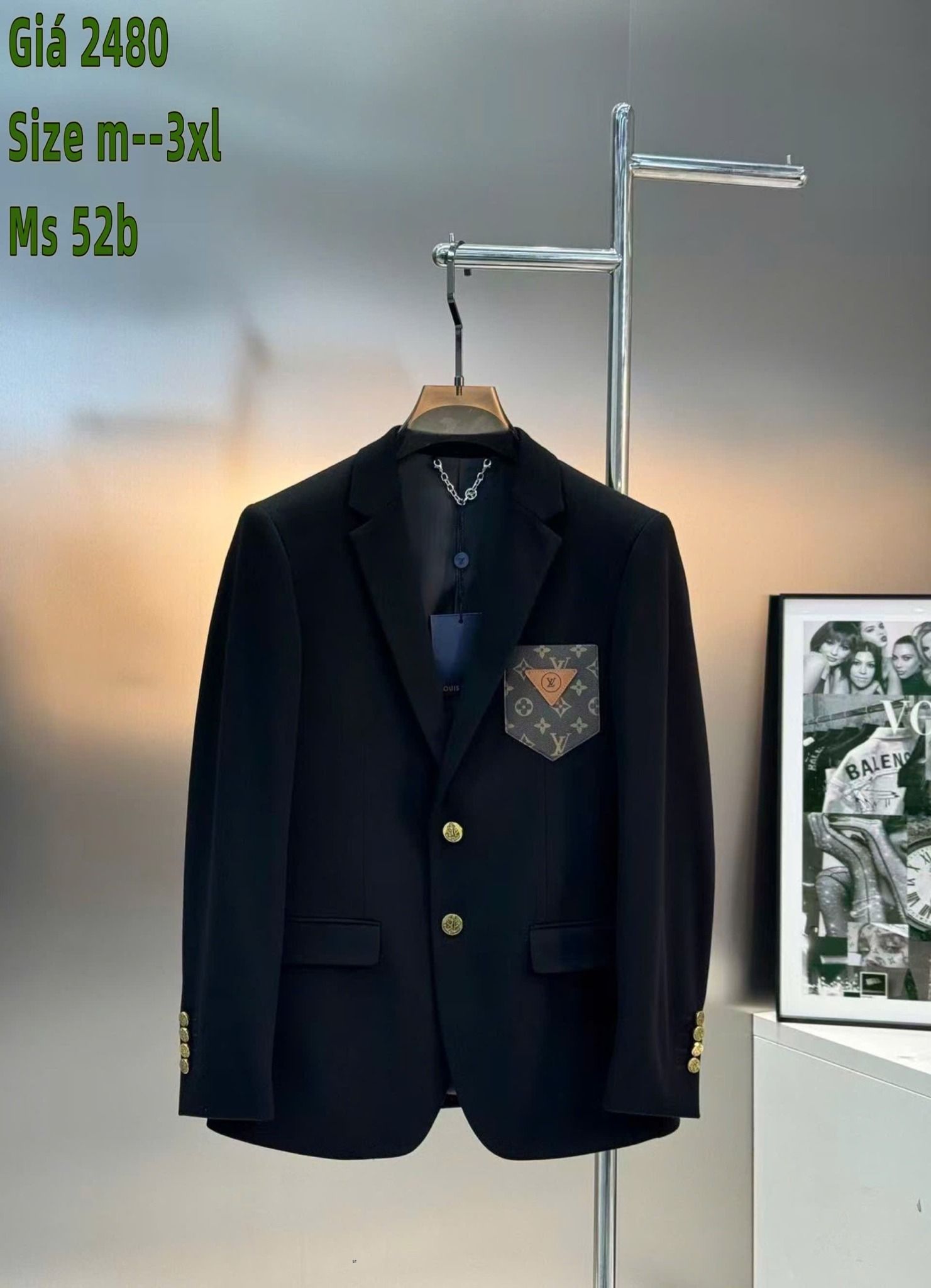 Áo Vest Nam Cao Cấp Louis Vuitton