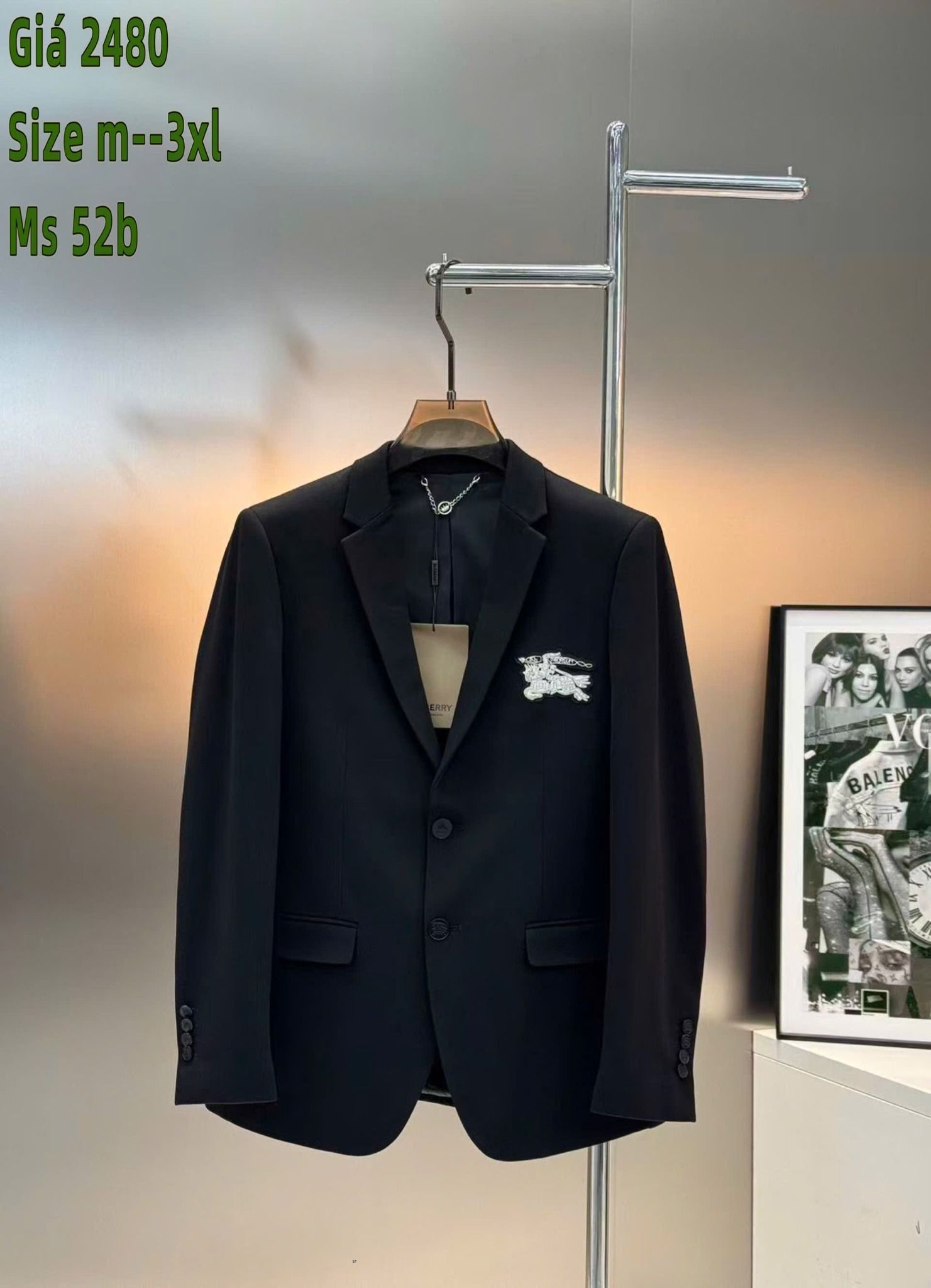 Áo Vest Nam Cao Cấp Burberry