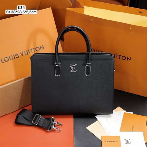 K34 Cặp Tài Liệu, Cặp Đựng Laptop Louis Vuitton