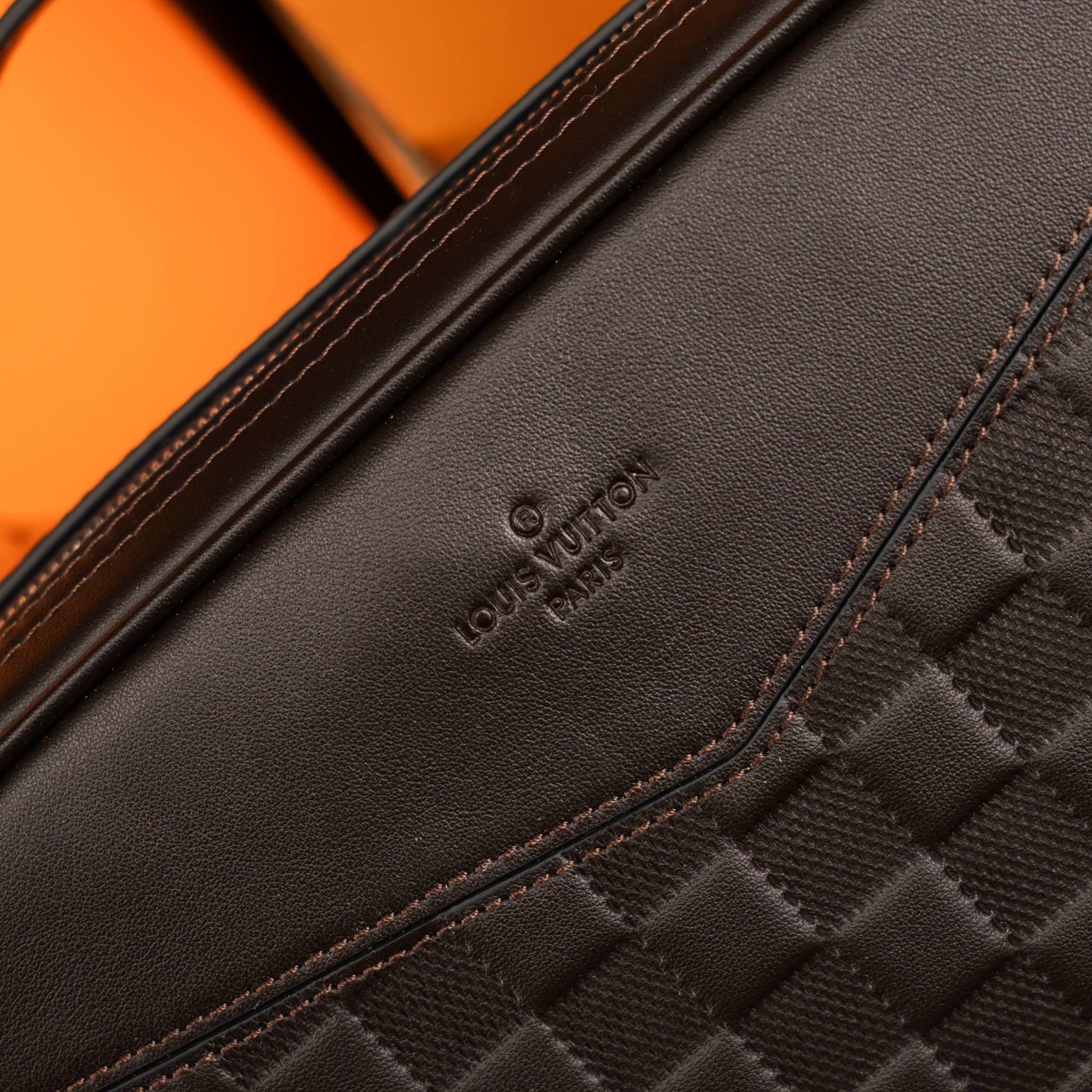 VKS80 Ví Khóa Số, Ví Nam Cầm tay, Clutch Cầm Tay Nam Da Bò Louis Vuitton