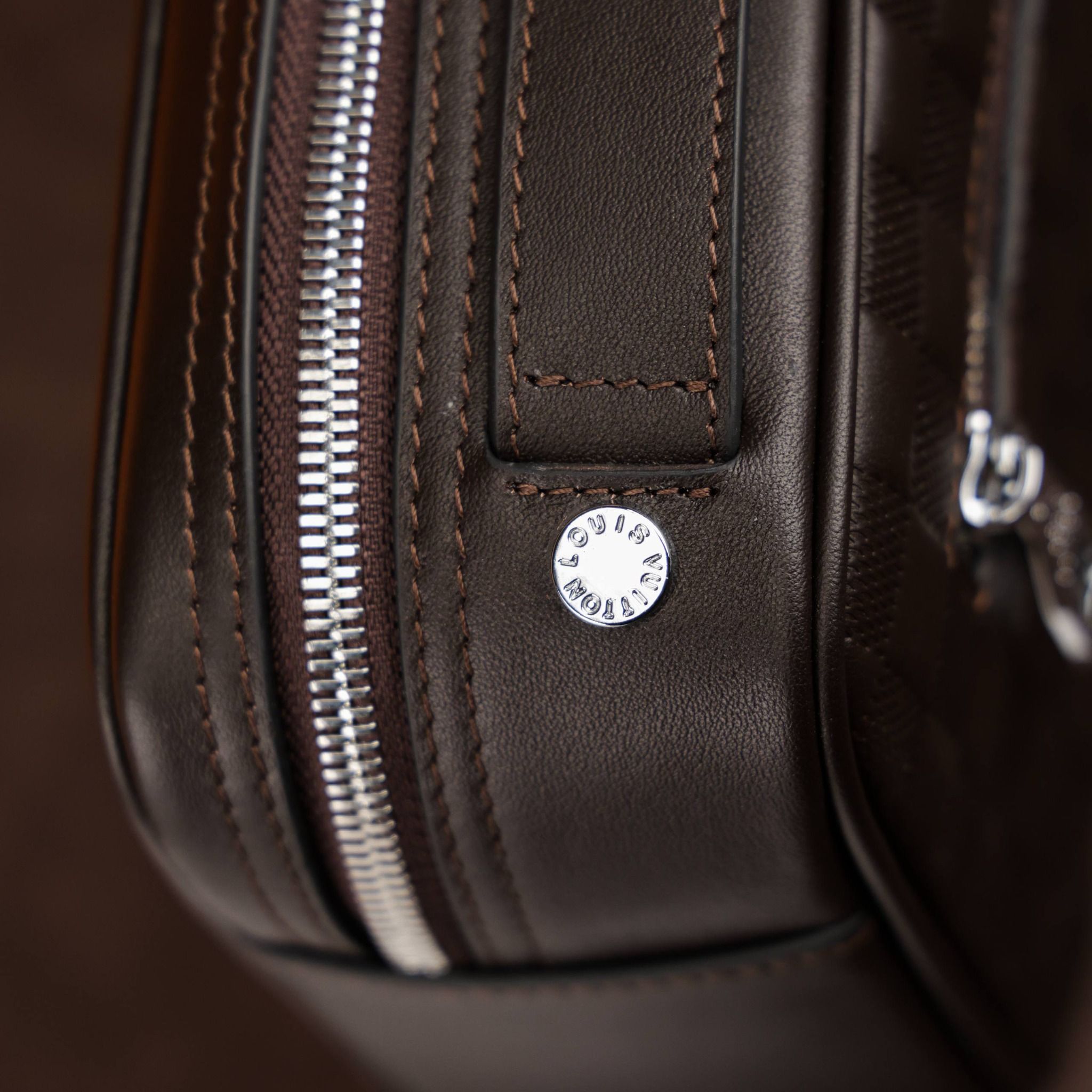 VKS80 Ví Khóa Số, Ví Nam Cầm tay, Clutch Cầm Tay Nam Da Bò Louis Vuitton