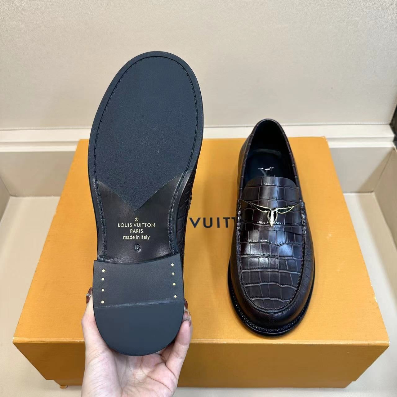 LF86 Giày Tây, Giày Công Sở Louis Vuitton