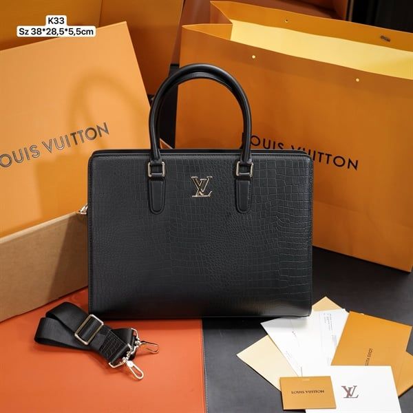 K33 Cặp Tài Liệu, Cặp Đựng Laptop Louis Vuitton