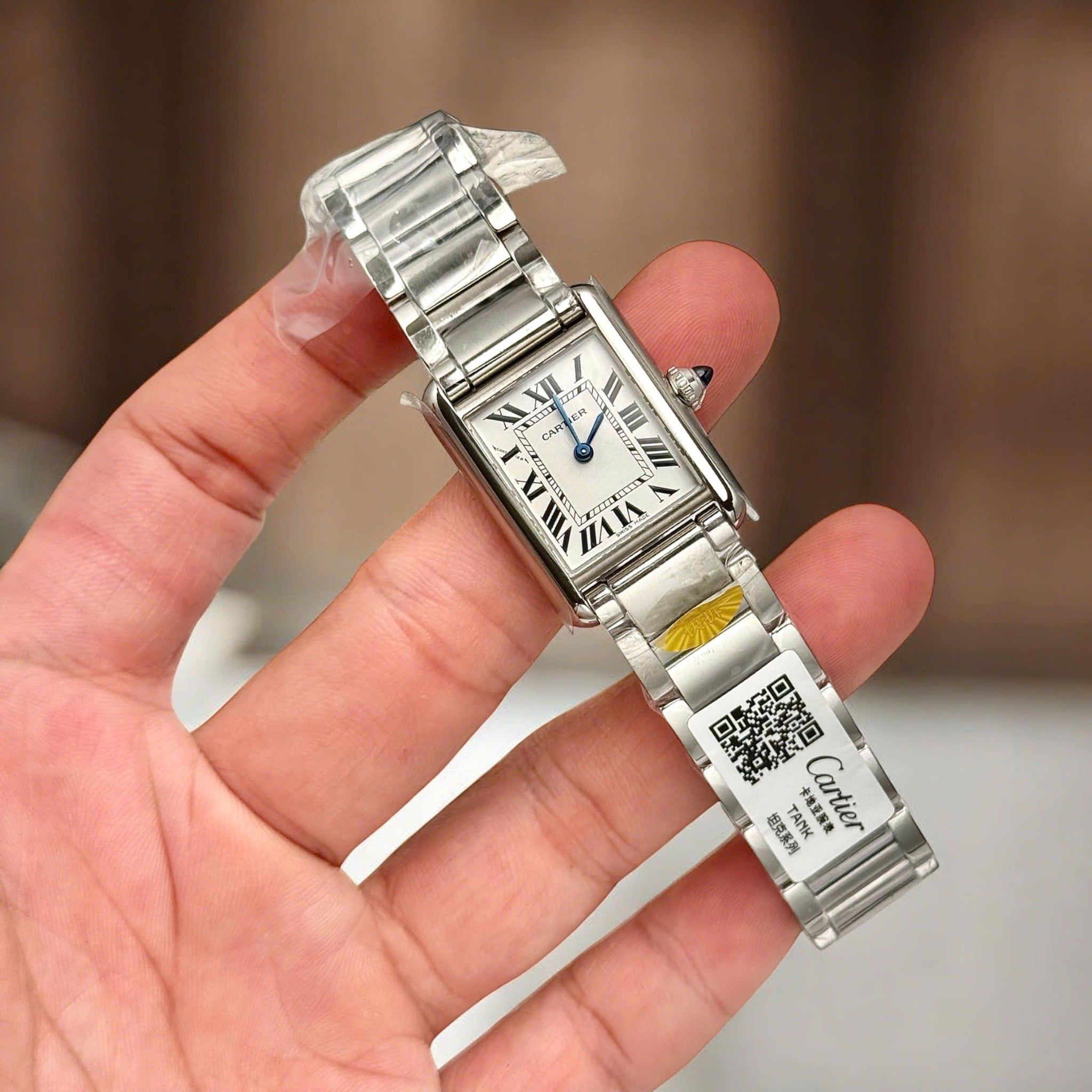 Đồng hồ Cặp đôi Cartier Tank Must WSTA0051 Watch dây Thép 29.5mm x 22mm