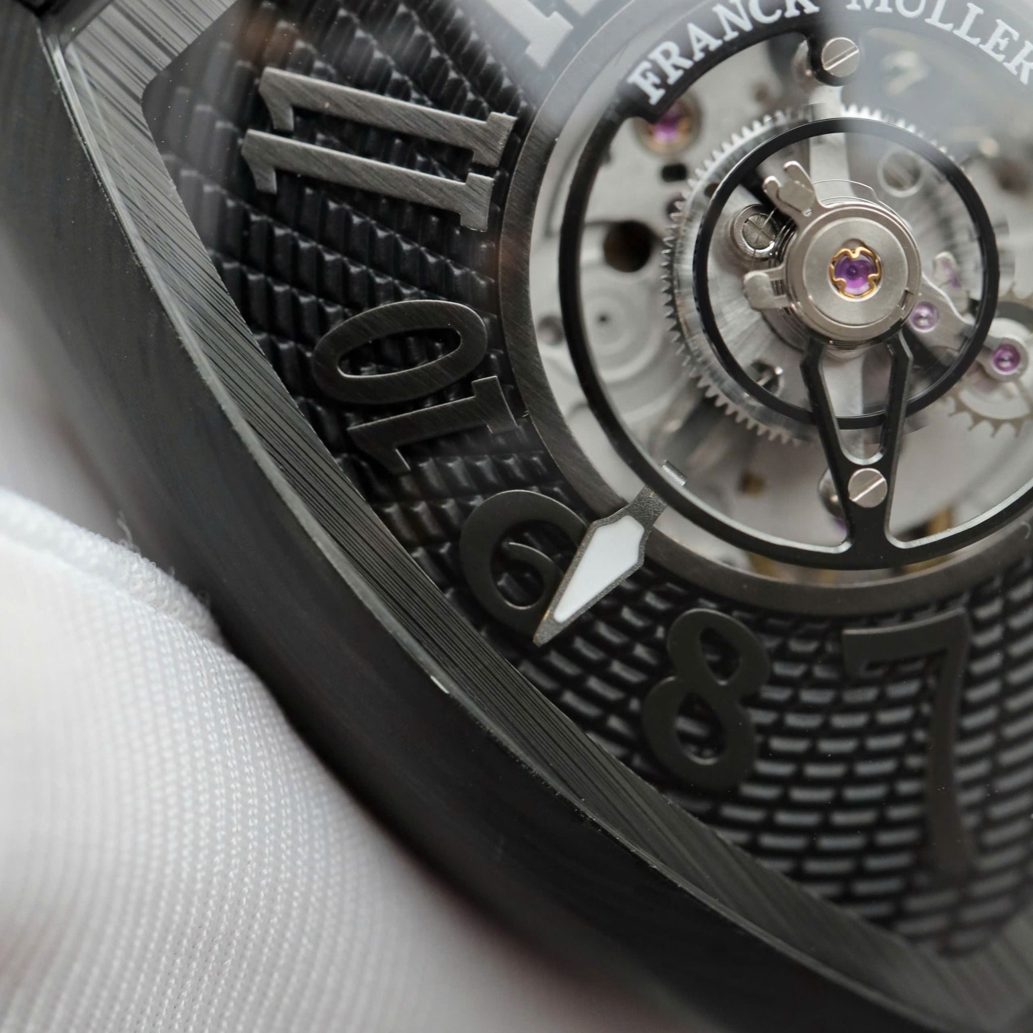 Franck Muller Grand Central Tourbillon vỏ Carbon