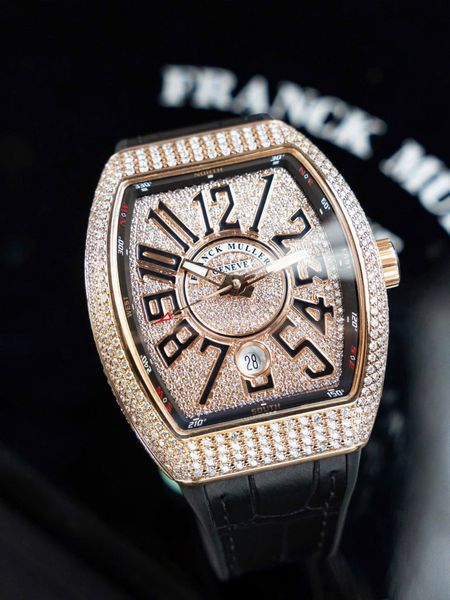 FRANCK MULLER V41 FULL DIAMOND