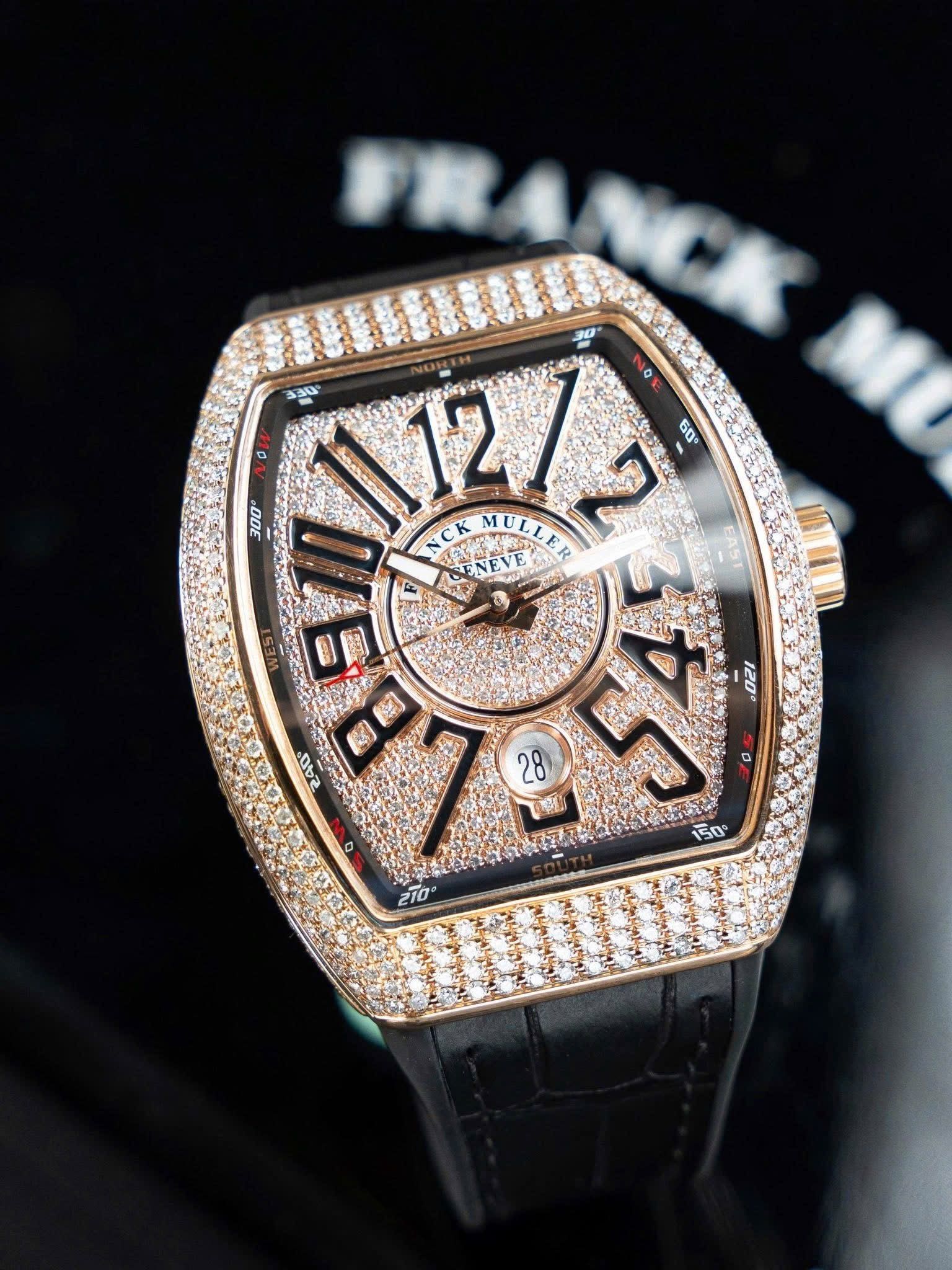FRANCK MULLER V41 FULL DIAMOND