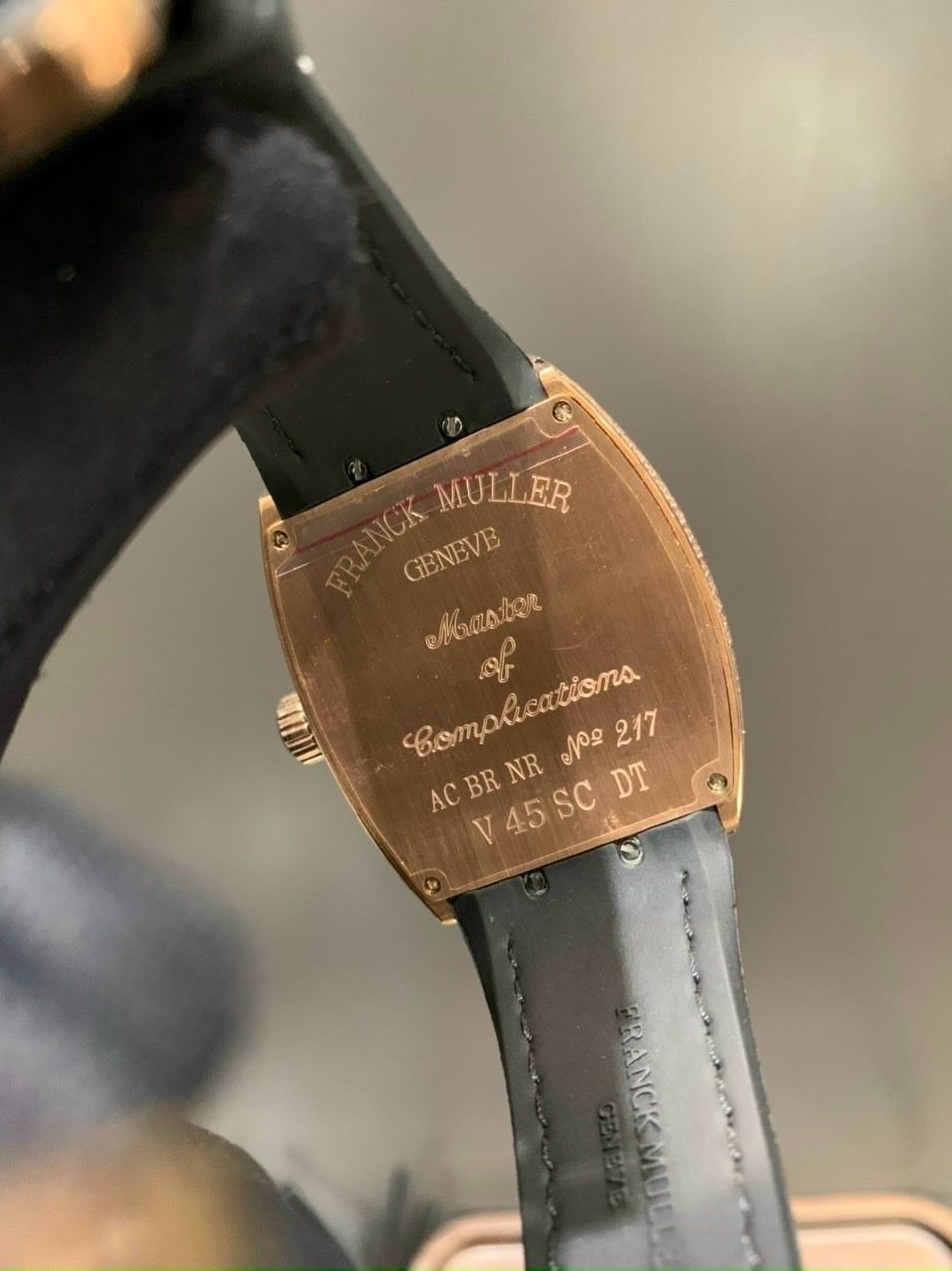 Franck Muller Vanguard Rose Gold Pave Diamonds V41 Lên Kim Cương