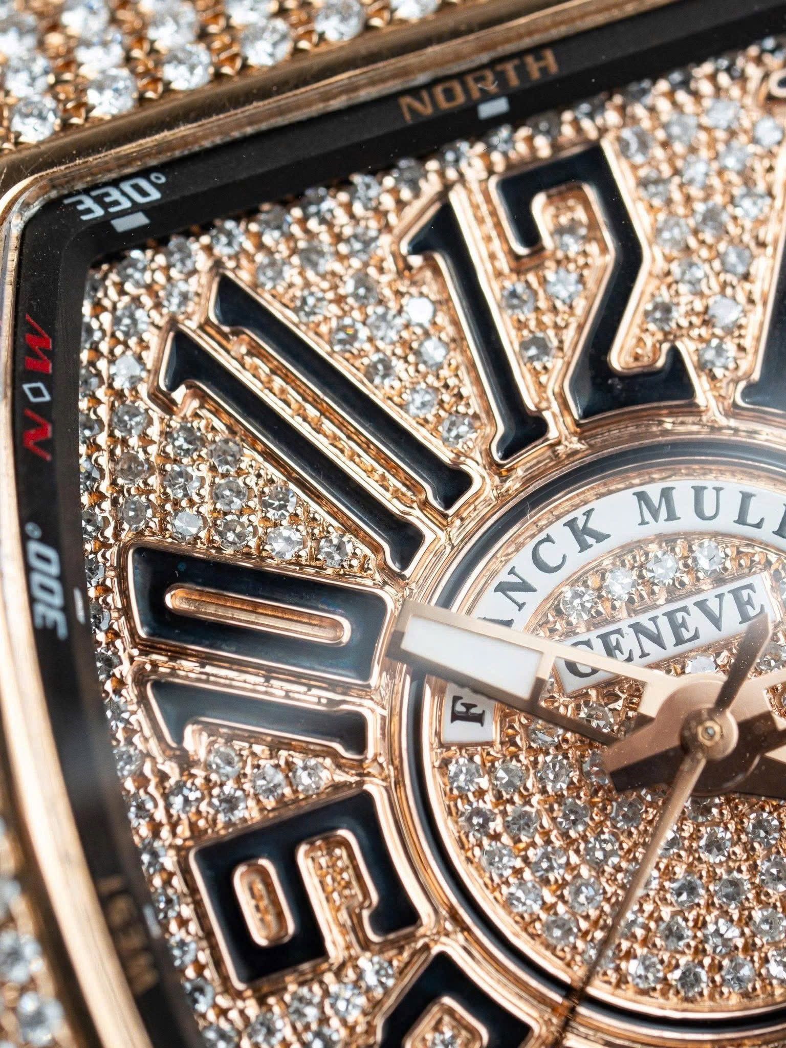 FRANCK MULLER V41 FULL DIAMOND