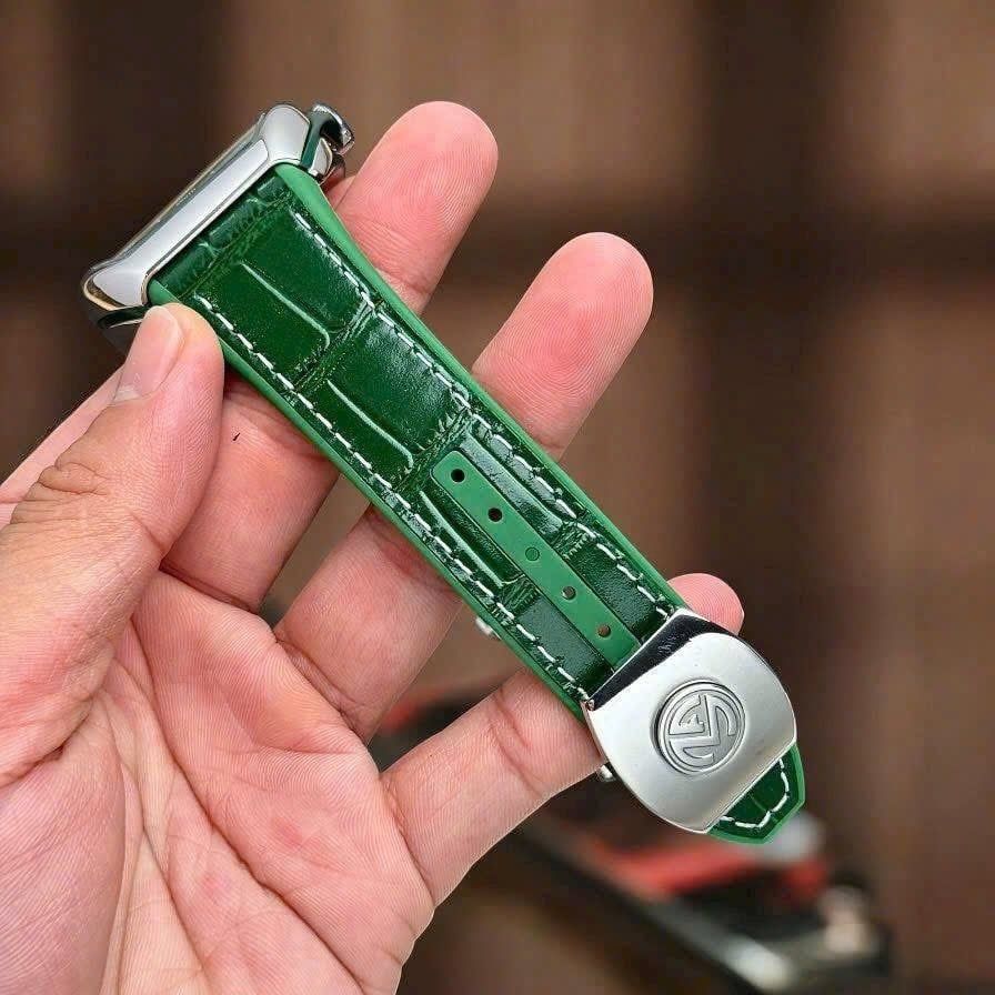 Franck Muller Vanguard Yachting V 45 SC DT thép không gỉ màu xanh lá cây