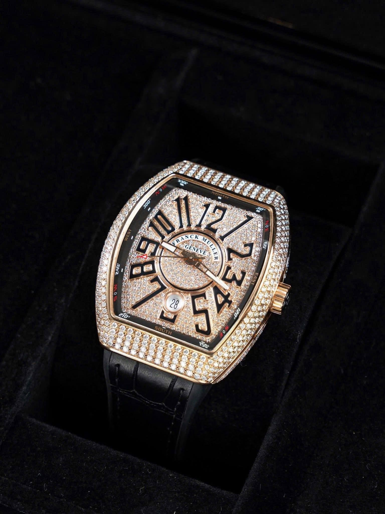 FRANCK MULLER V41 FULL DIAMOND