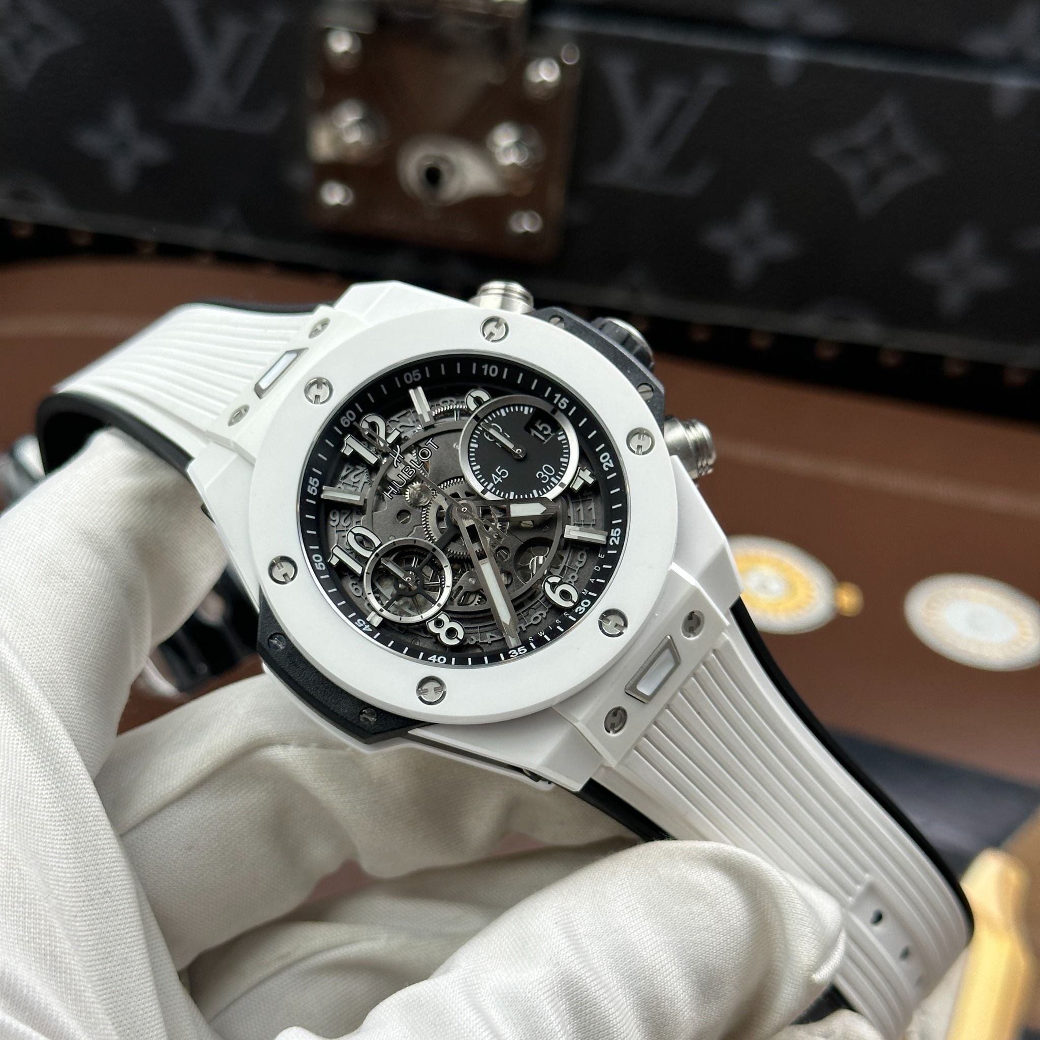 Đồng hồ Hublot Big Bang Unico White Ceramic 421.HX.1170.RX