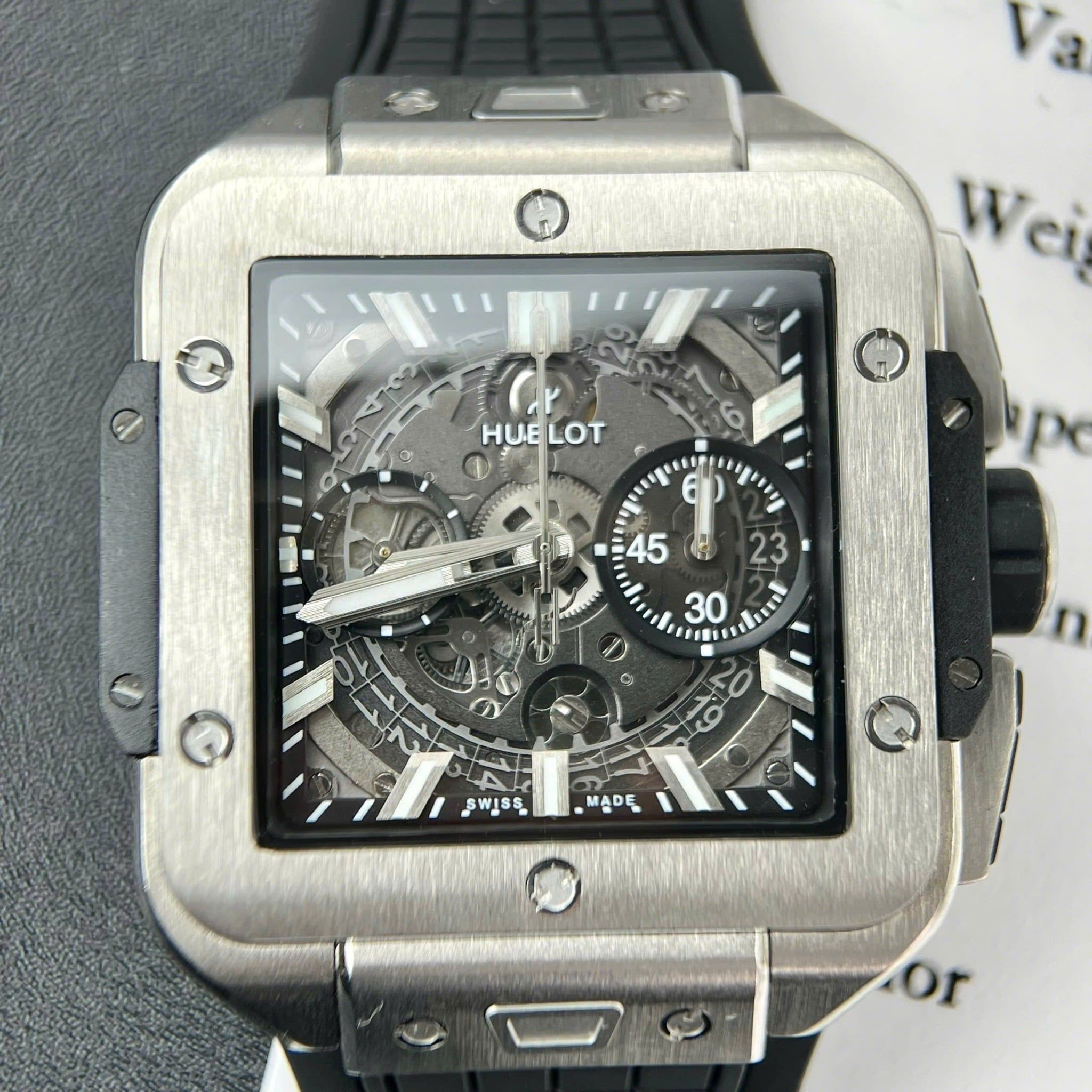 Đồng hồ Hublot Square Bang 821.NX.0170.RX Unico Titanium 42mm