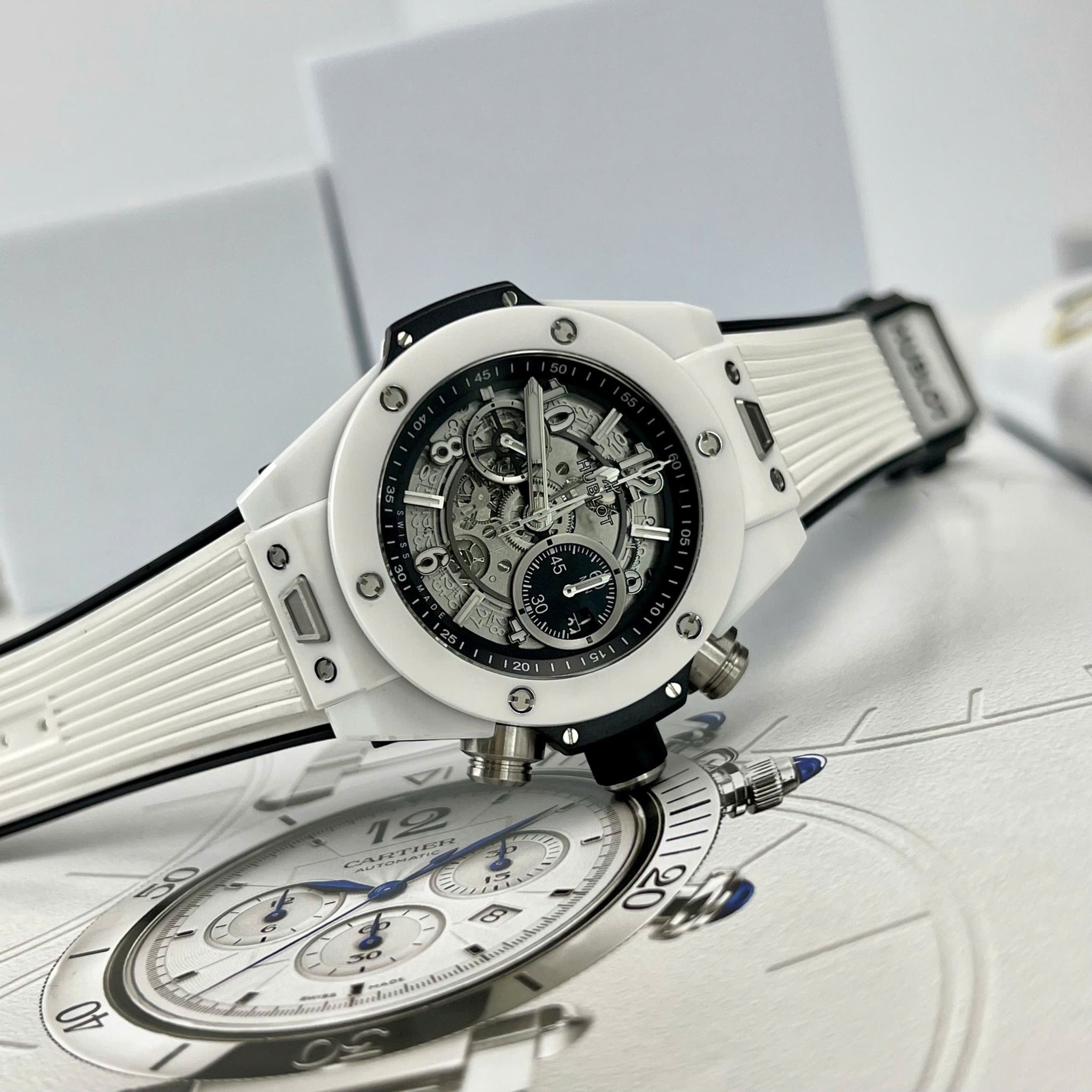 Đồng hồ Hublot Big Bang Unico White Ceramic 421.HX.1170.RX
