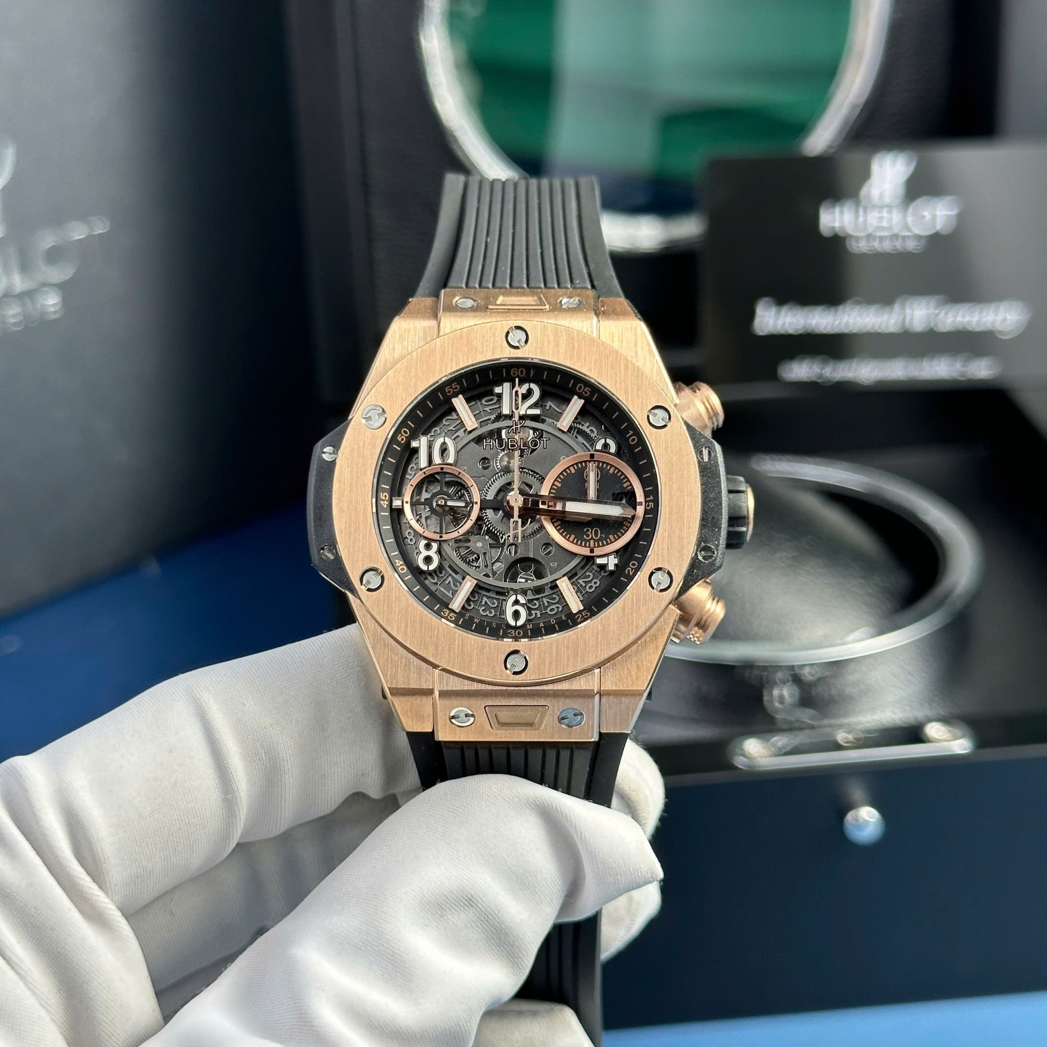 Đồng hồ Hublot Big Bang Unico King Gold 421.OX.1180.RX