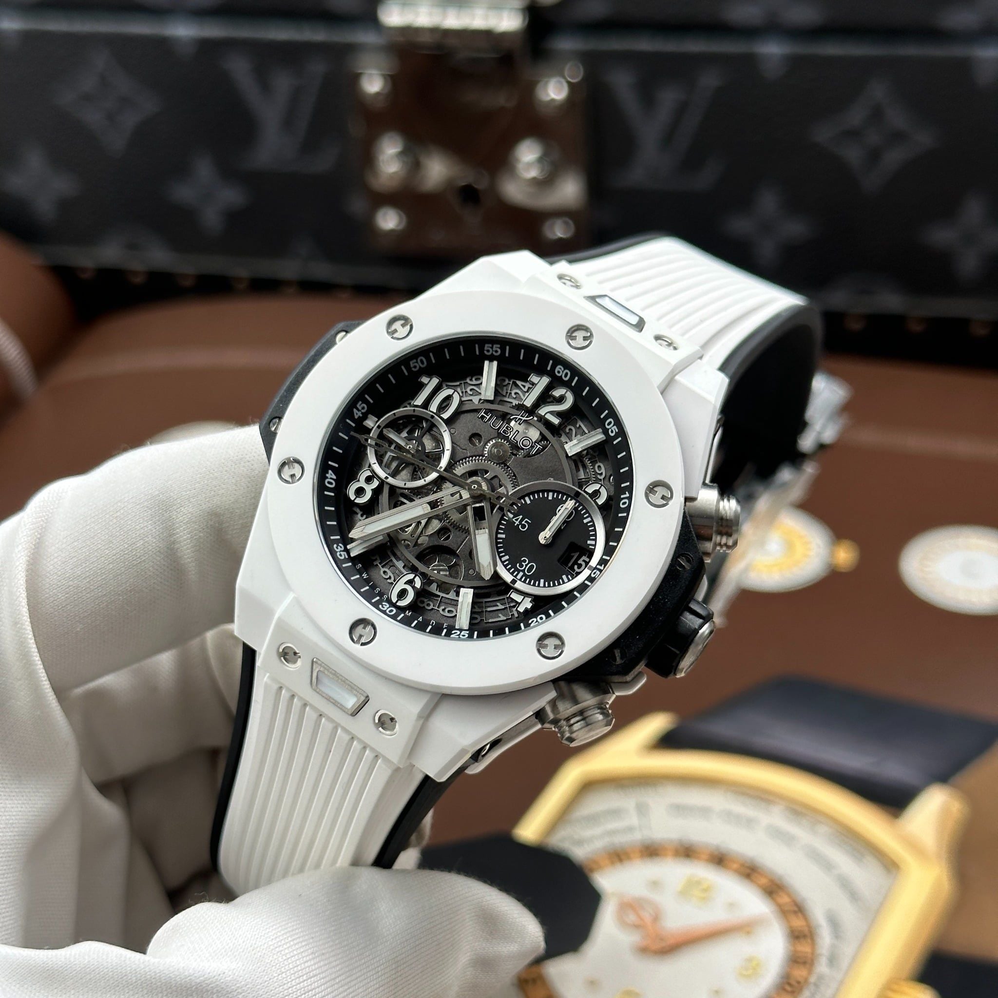 Đồng hồ Hublot Big Bang Unico White Ceramic 421.HX.1170.RX