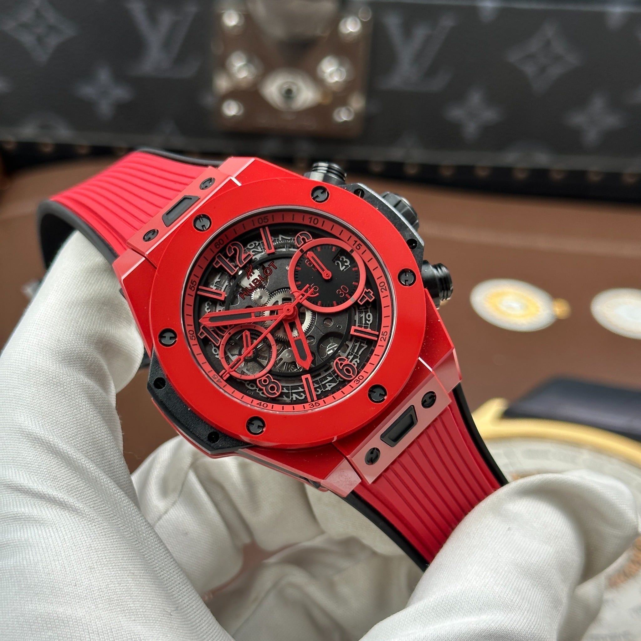 Đồng hồ Hublot Big Bang Unico Red Ceramic 421.HX.1170.RX