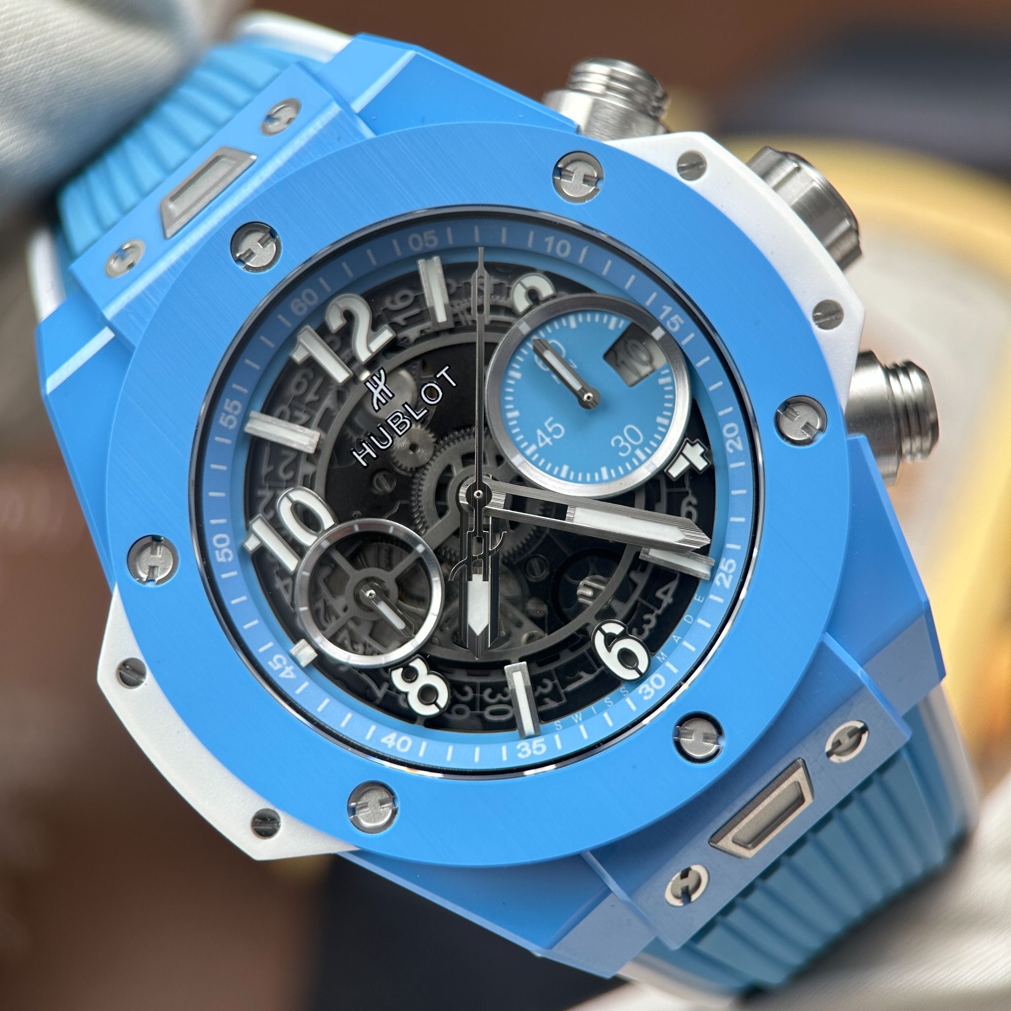 Đồng hồ Hublot Big Bang Unico Sky Blue 441.EX.5120.RX