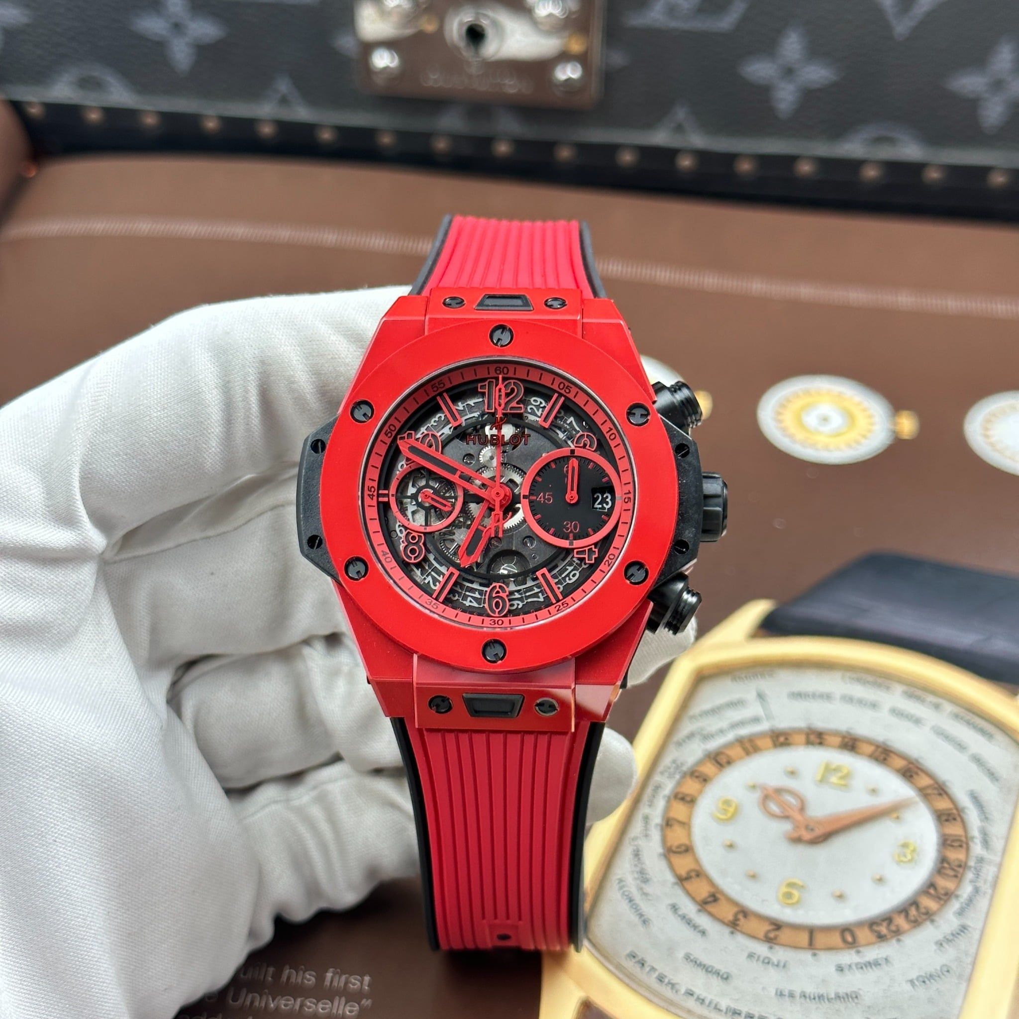 Đồng hồ Hublot Big Bang Unico Red Ceramic 421.HX.1170.RX