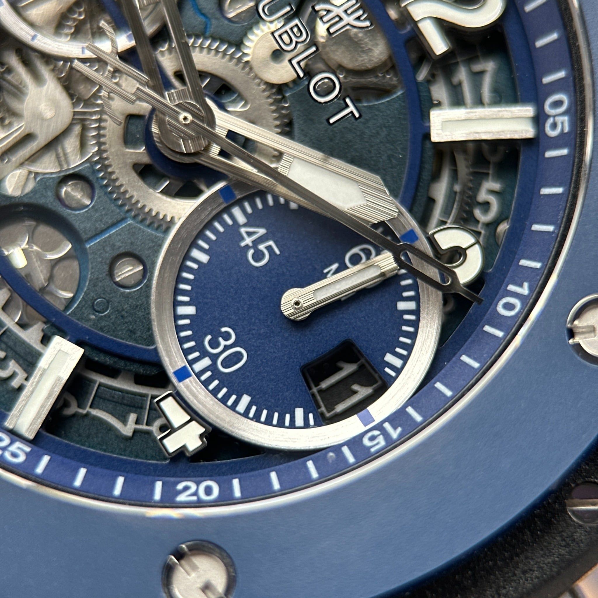 Đồng hồ Hublot Big Bang Unico Titanium Blue Ceramic 421.NL.5170.RX