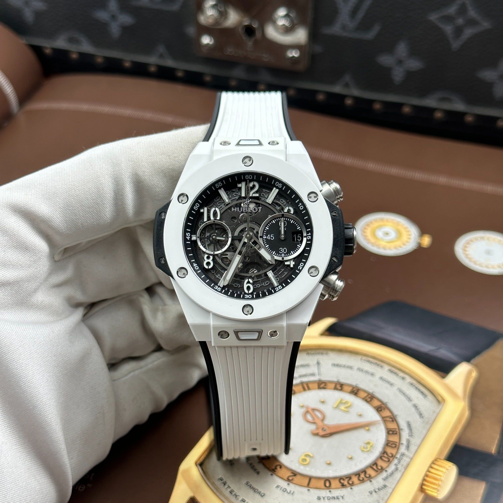 Đồng hồ Hublot Big Bang Unico White Ceramic 421.HX.1170.RX