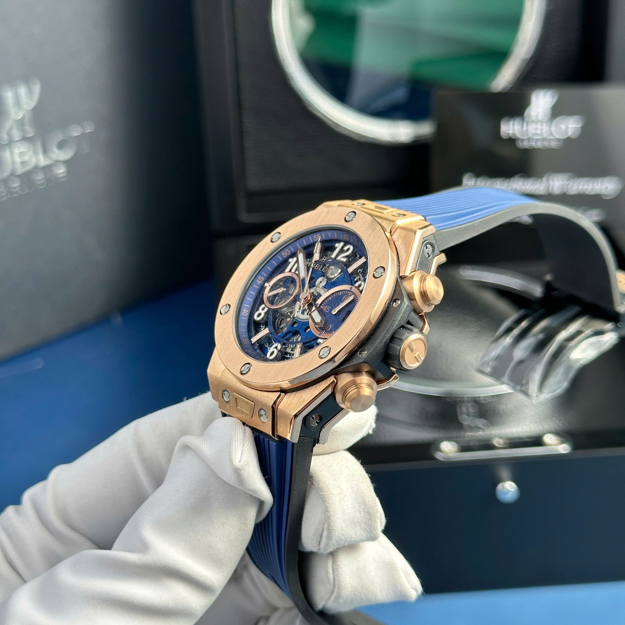 Đồng hồ Hublot Big Bang Unico King Gold 421.OX.1180.RX