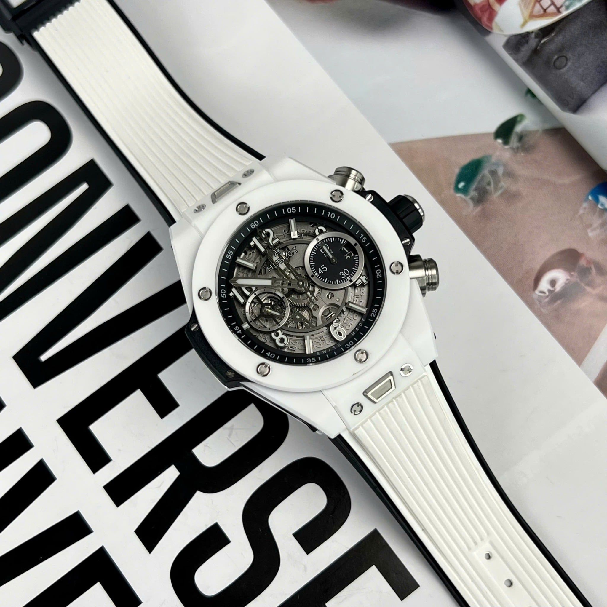 Đồng hồ Hublot Big Bang Unico White Ceramic 421.HX.1170.RX